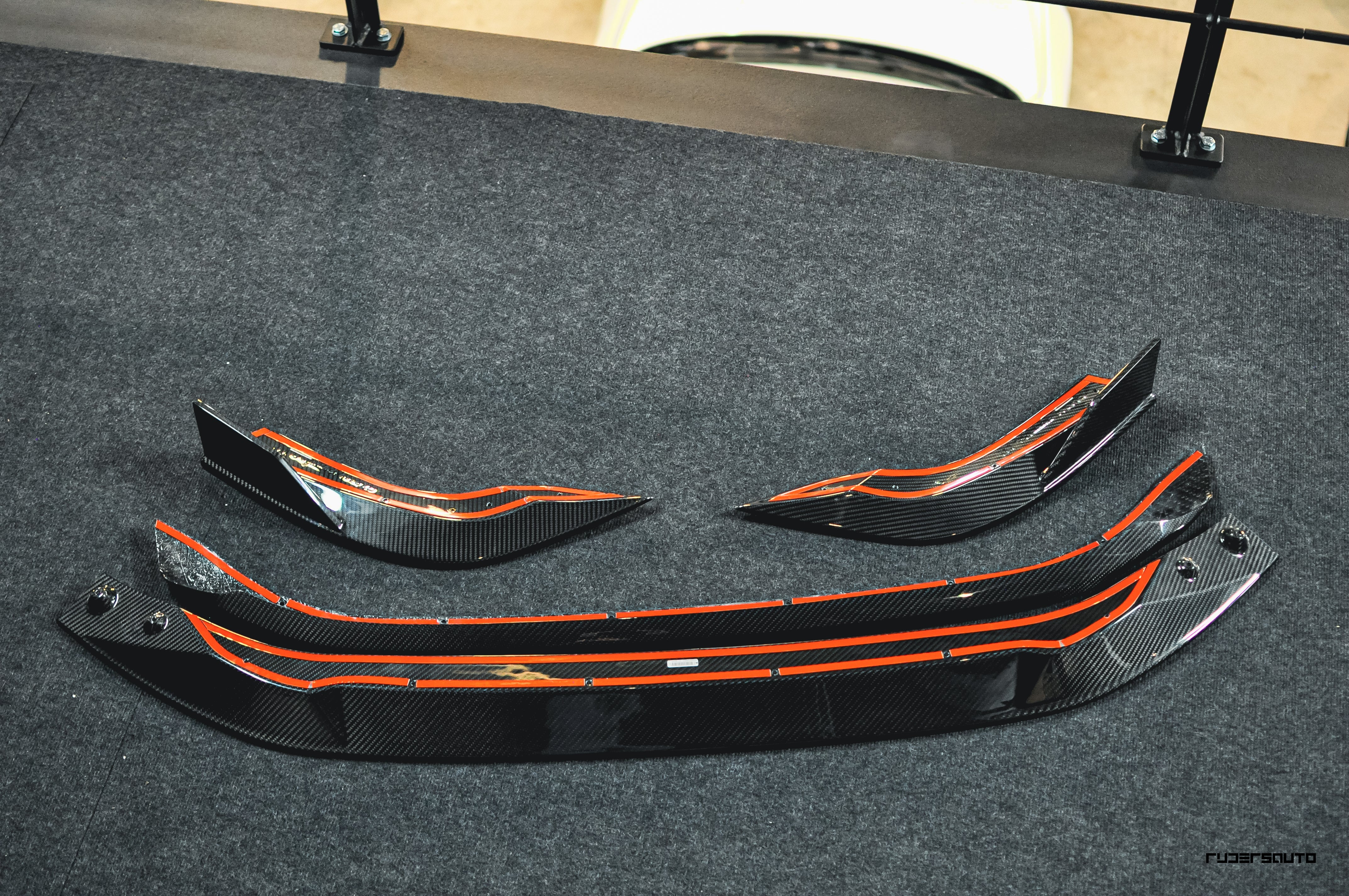 Carbon fibre front splitter Audi RS3 8Y 2021-2024 Sportback & Sedan