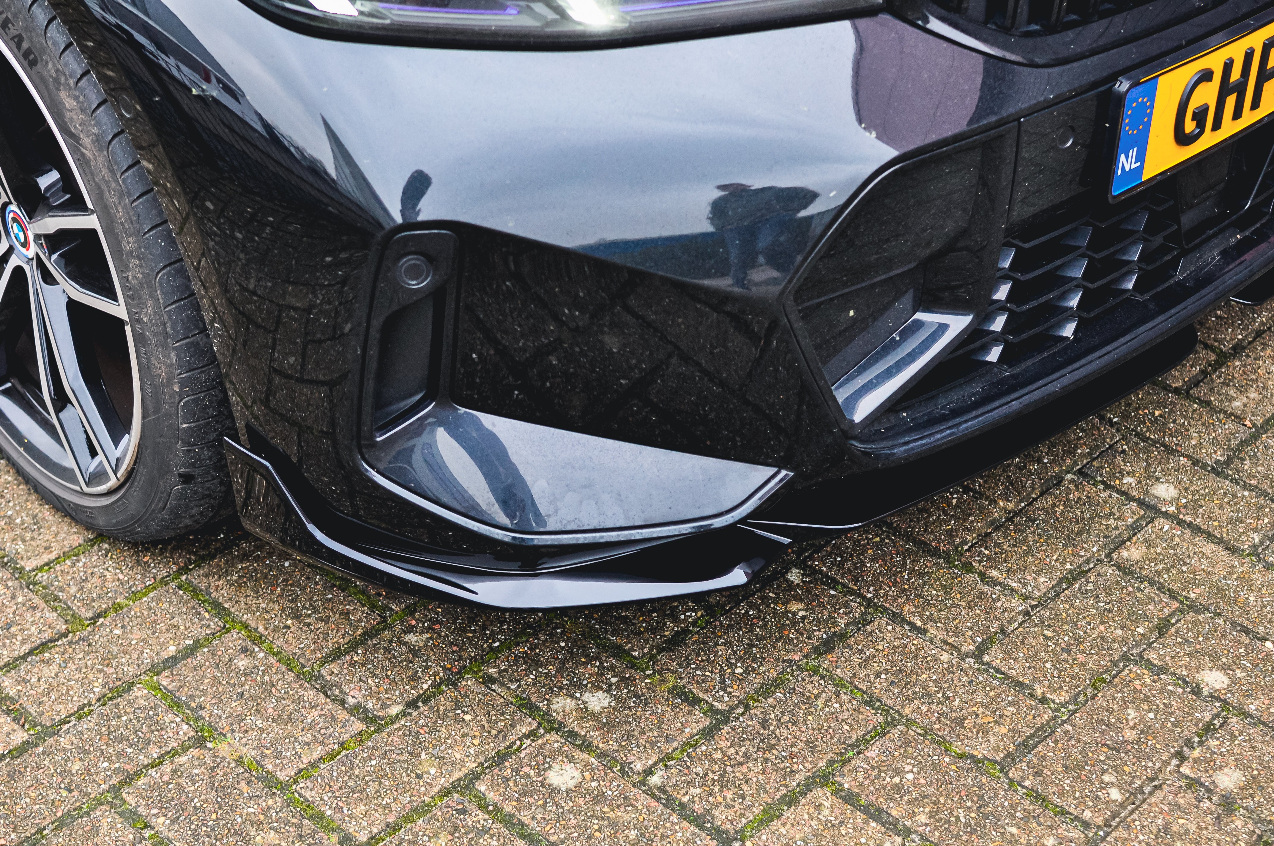 Front splitter hoogglans zwart BMW 3-serie G20/21 LCI M-Performance style