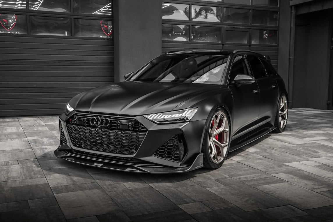 Carbon fibre front splitter Audi RS6/RS7 C8