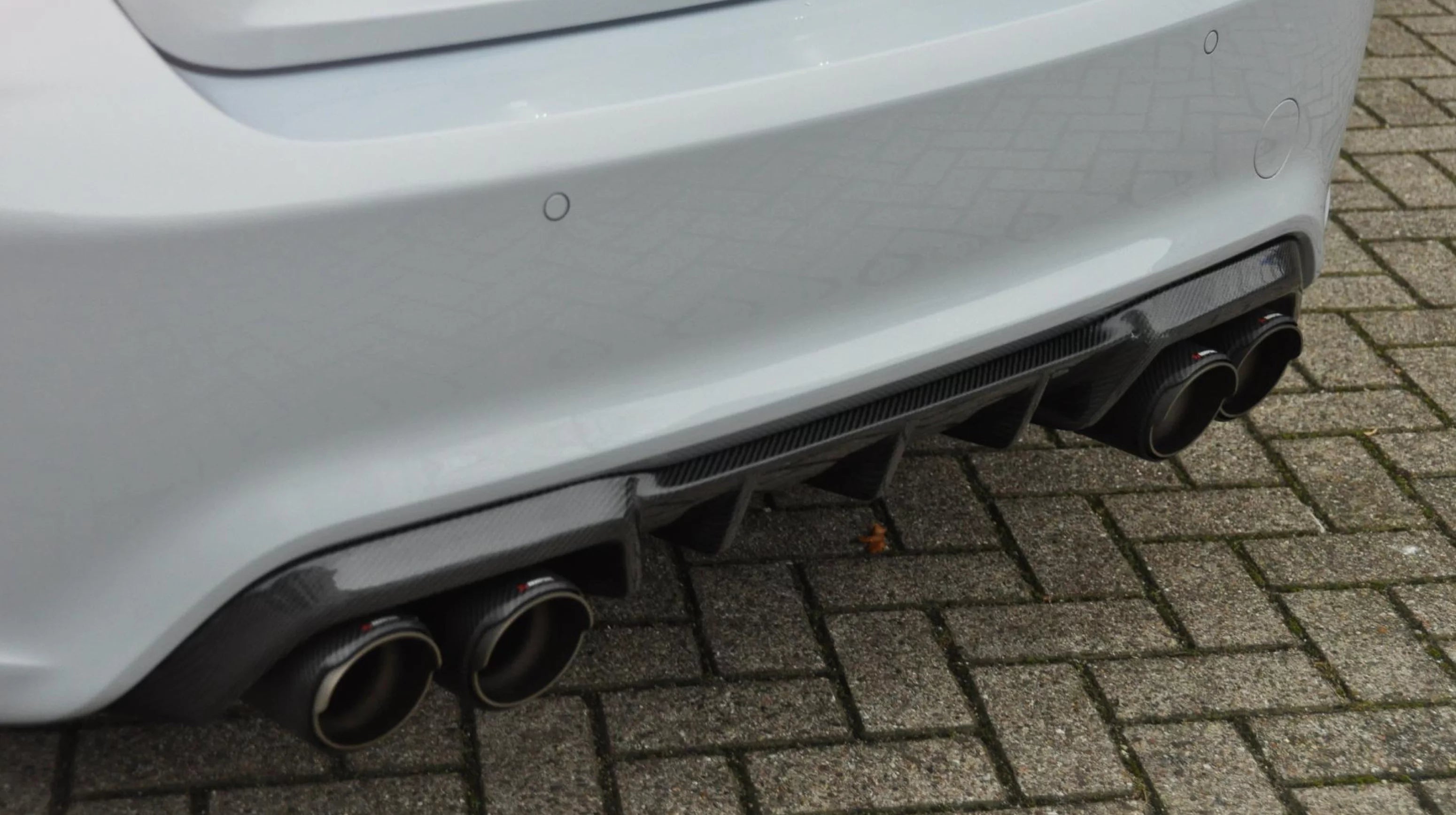 Carbon fibre diffuser BMW F87 M2/M2C - M-performance style