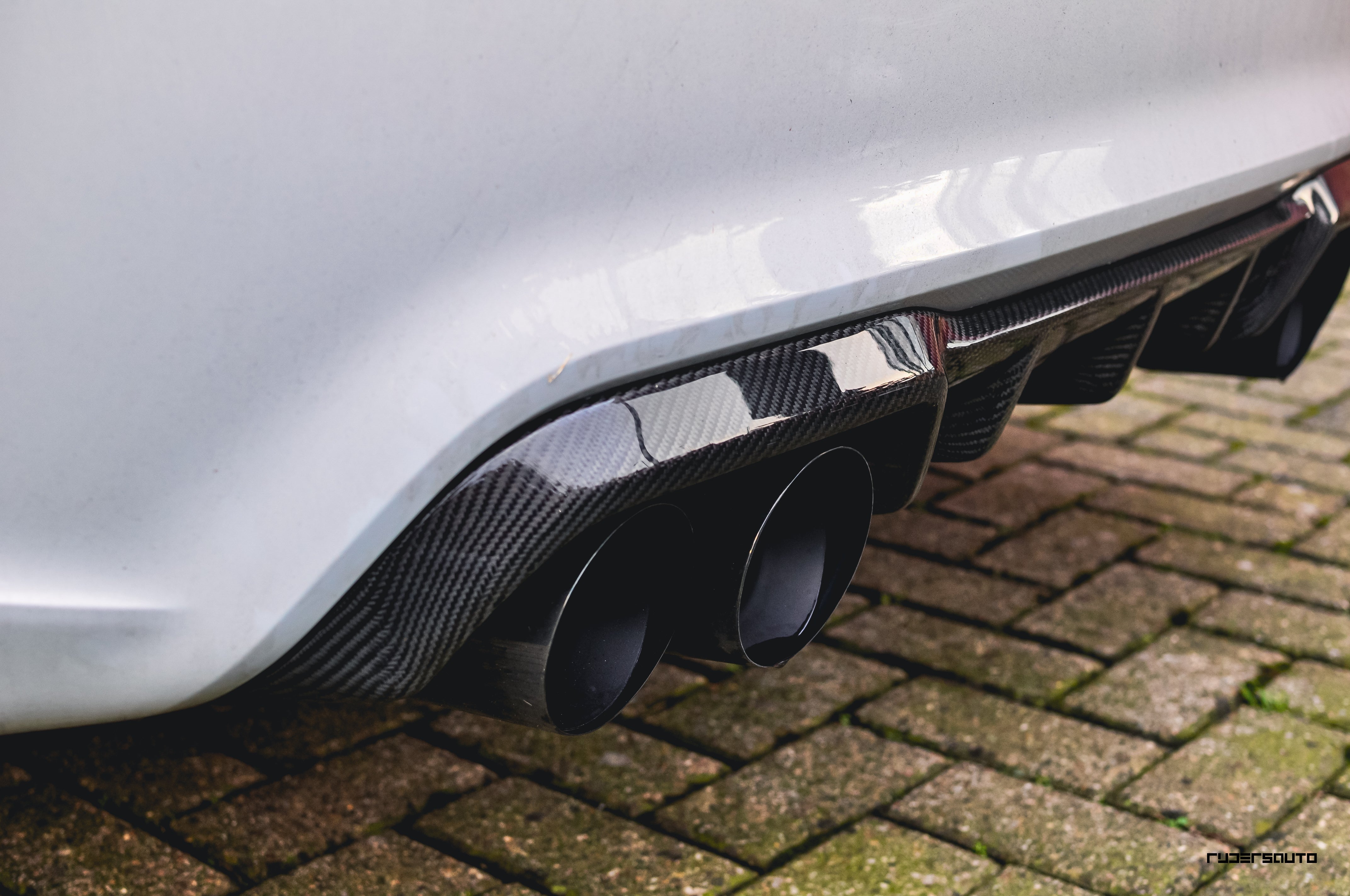 Carbon fibre diffuser BMW F87 M2/M2C - M-performance style