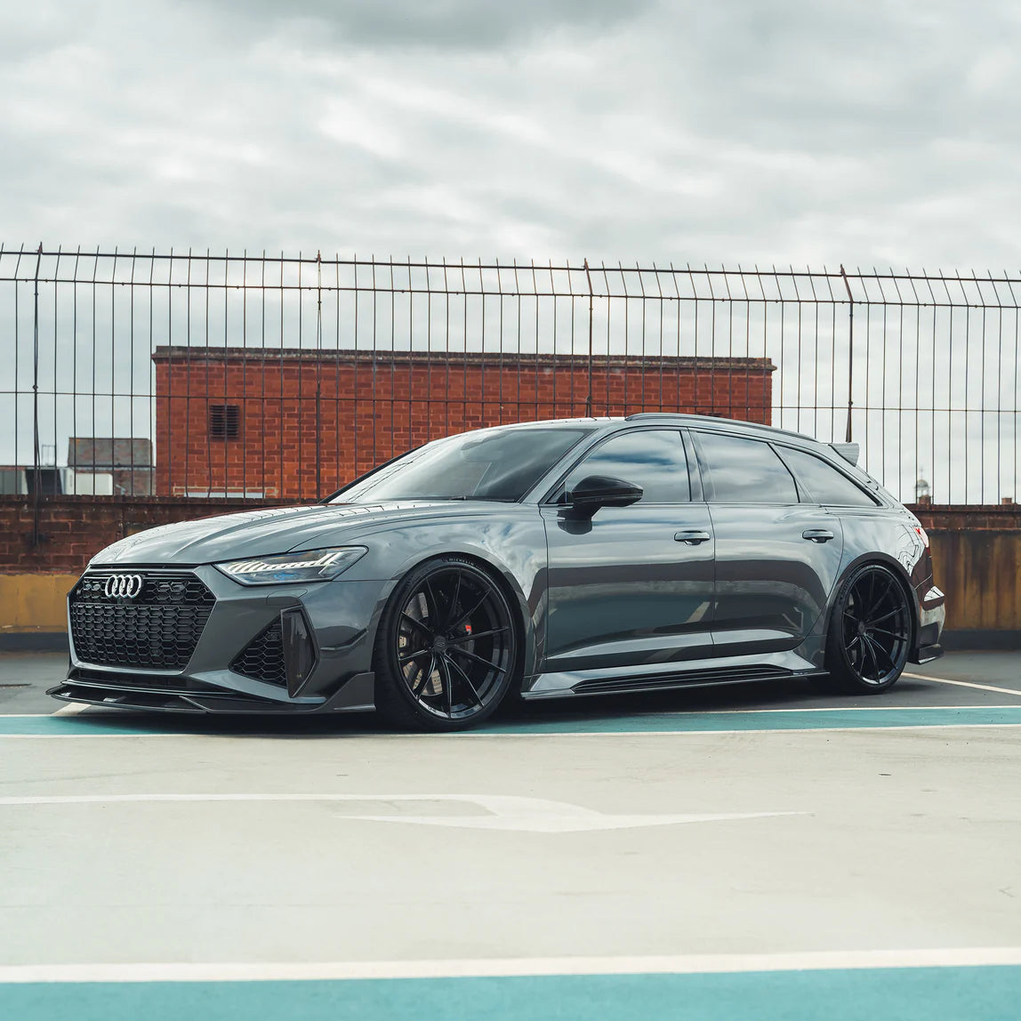 Carbon fibre luchthapper insert Audi RS6/RS7 C8
