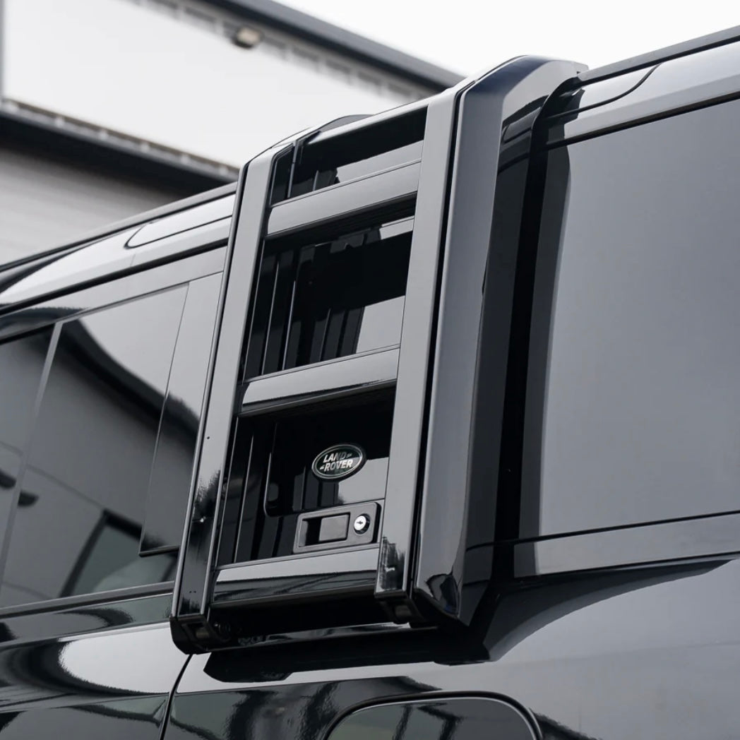 Land Rover Defender L663 90 & 110 Ladder Hoogglans Zwart (2020+)