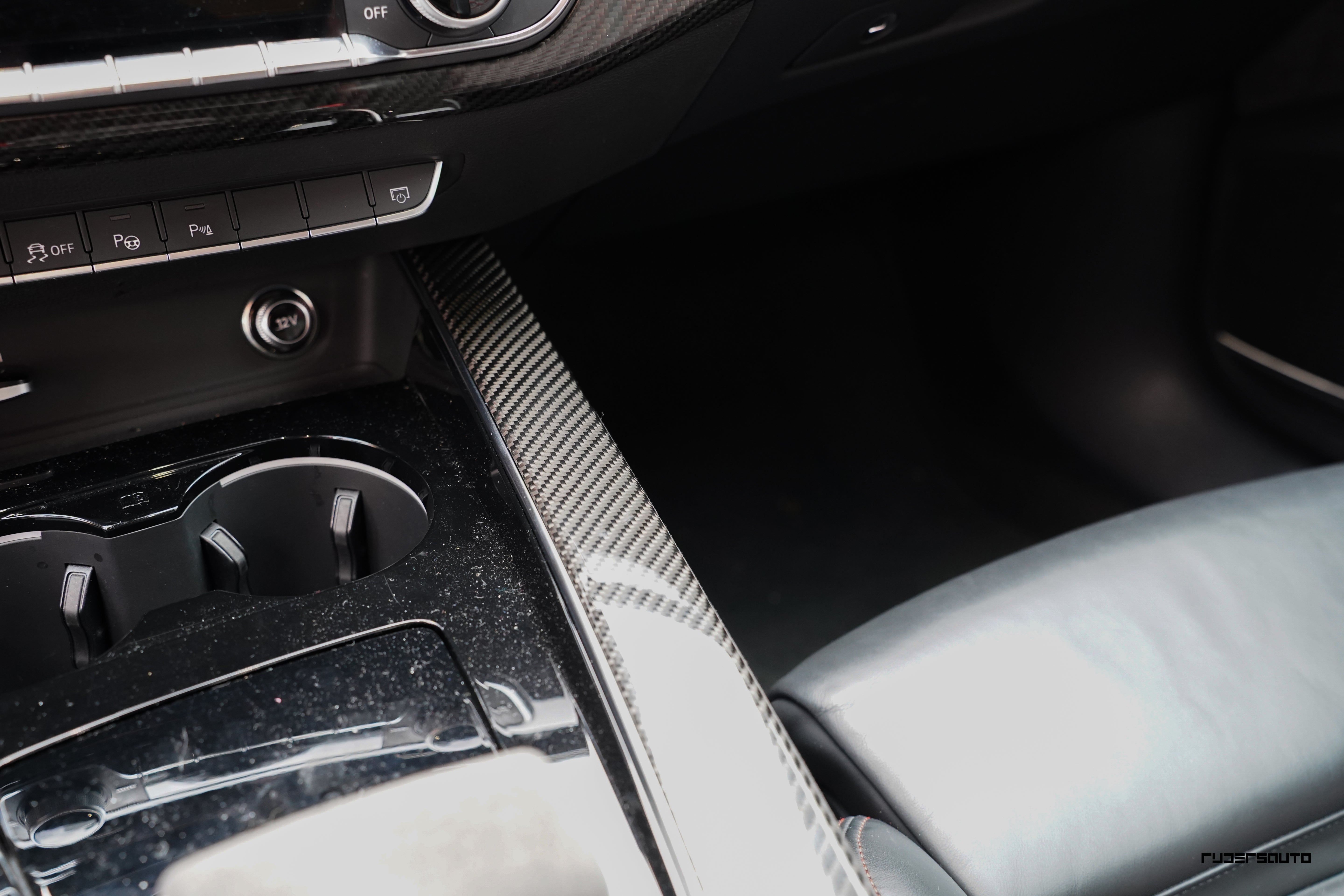 Carbon fibre interieurlijsten Audi RS4 B9 & B9.5