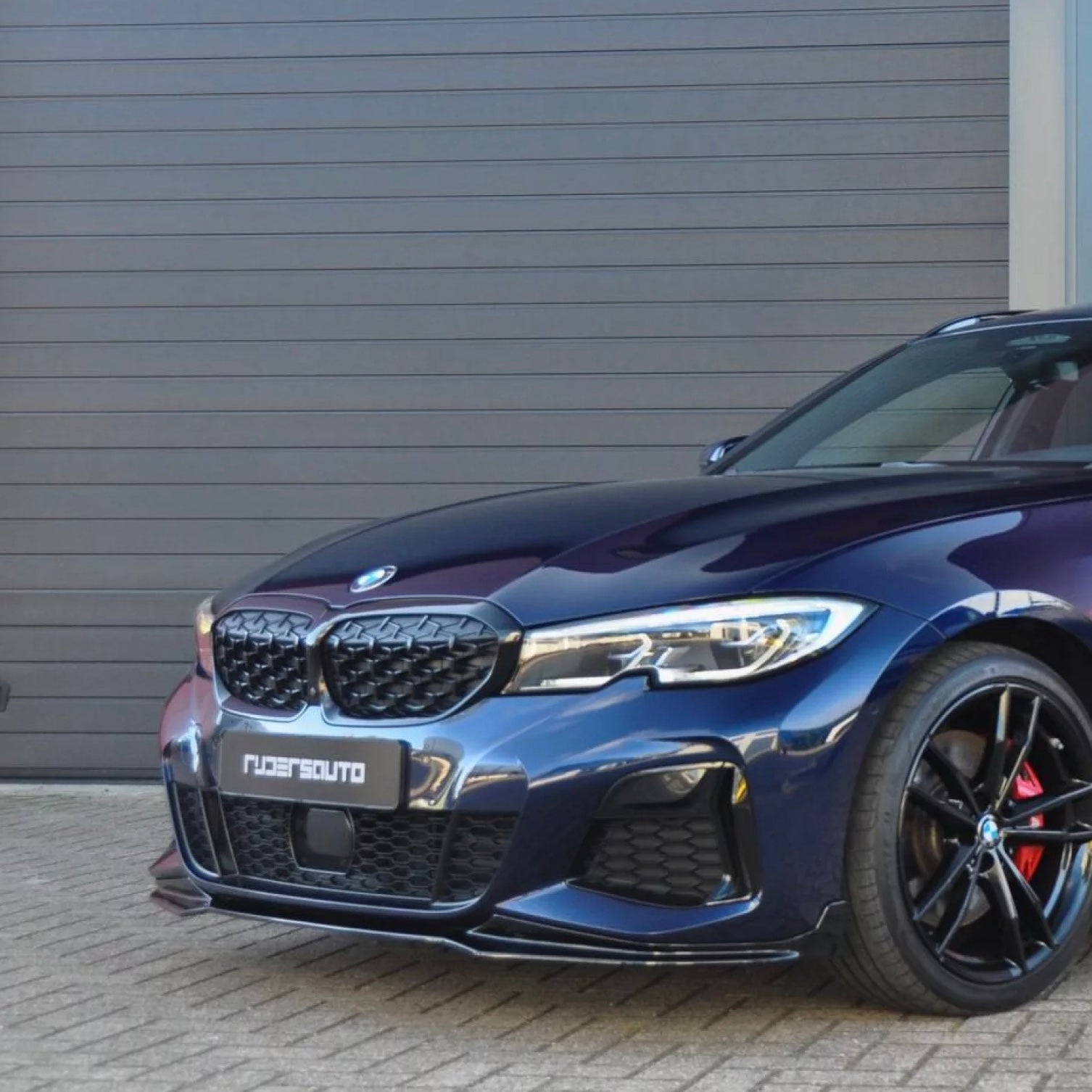 Front splitter hoogglans zwart BMW 3-serie G20/21 M-Performance style