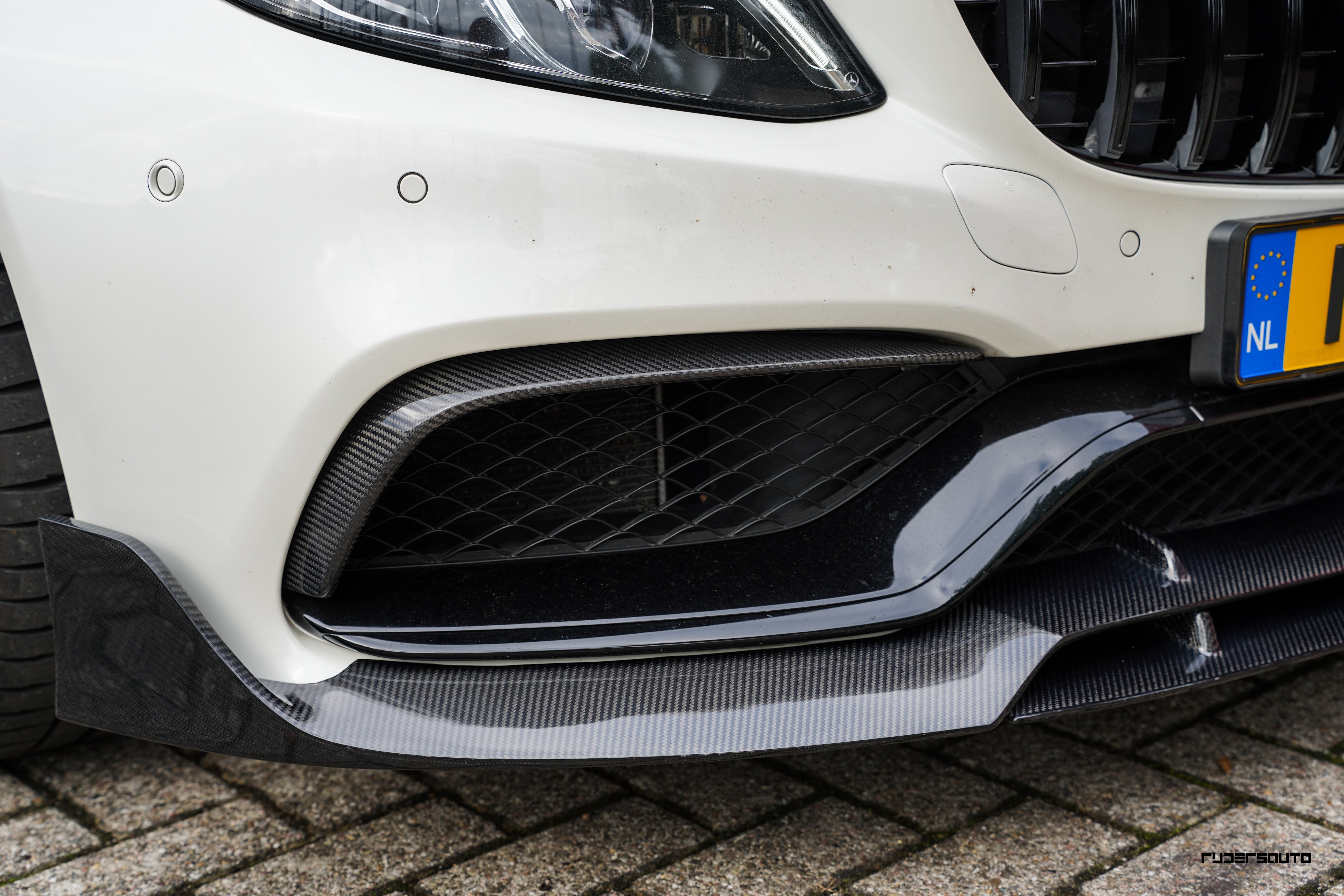 Carbon fibre front splitter Mercedes C63 W205 Coupe