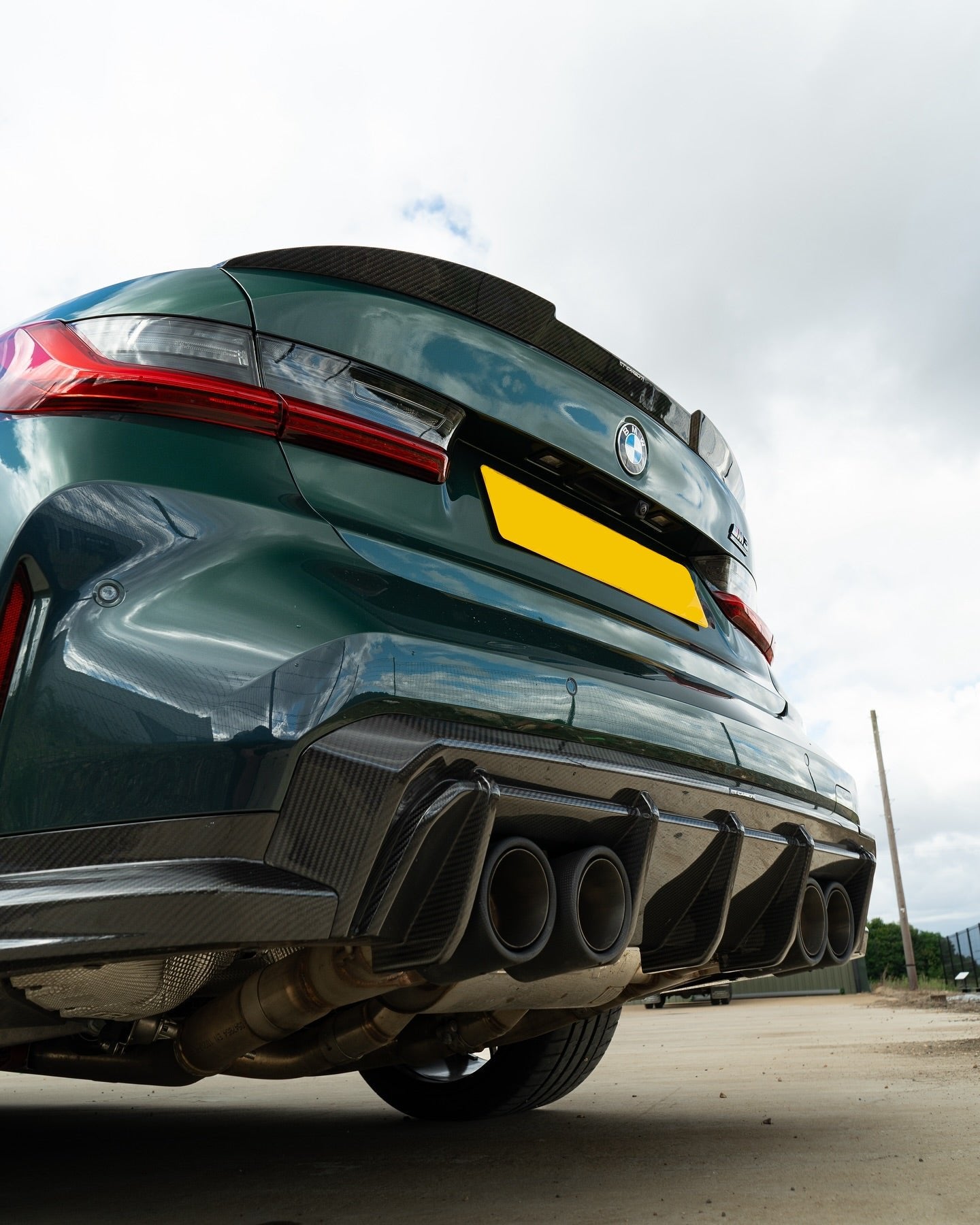 Carbon fibre diffuser BMW G80/G81 M3