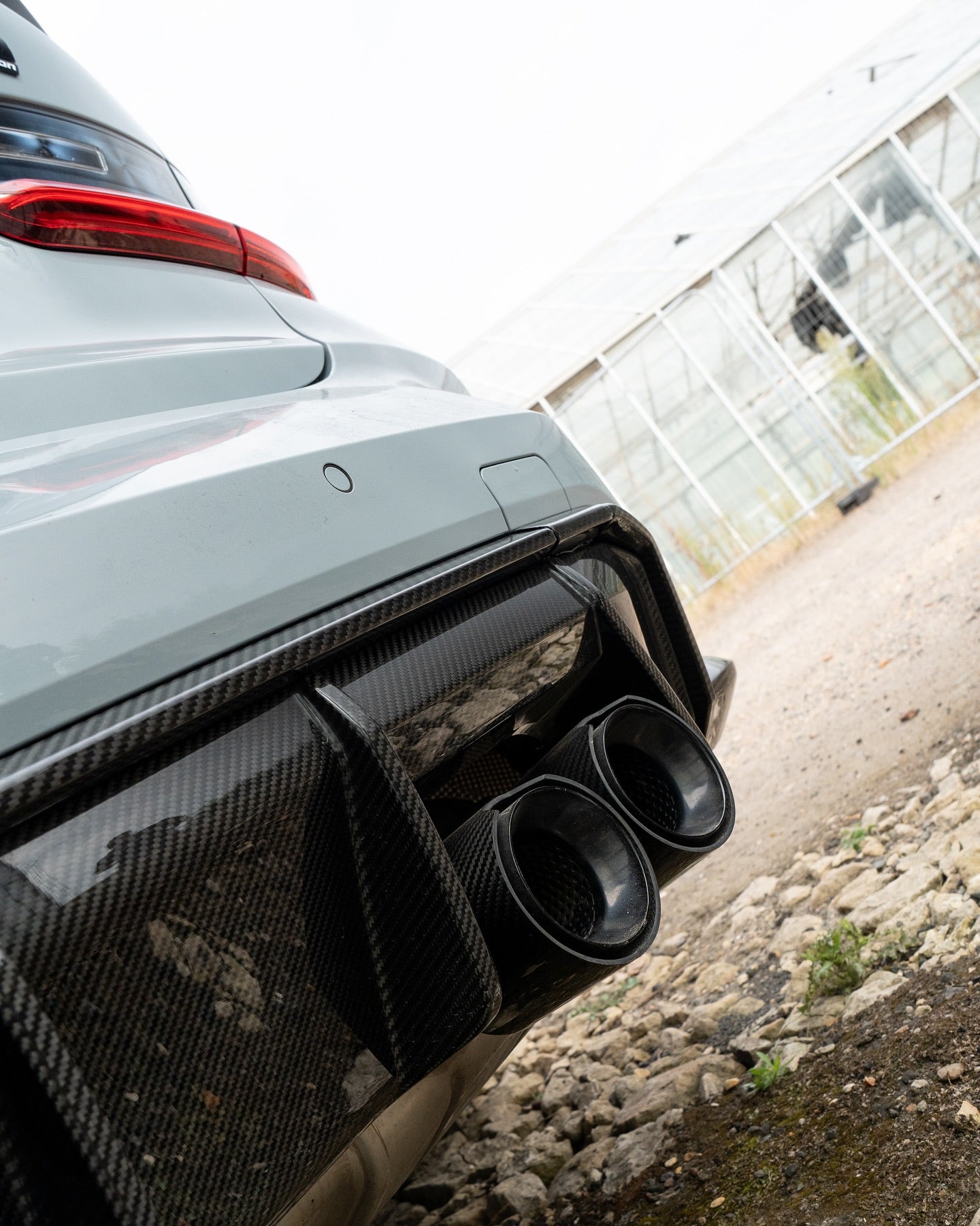 Carbon fibre diffuser BMW G80/G81 M3