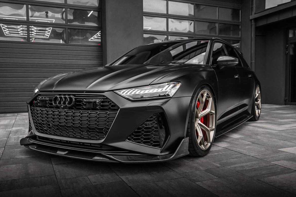 Carbon fibre front splitter Audi RS6/RS7 C8