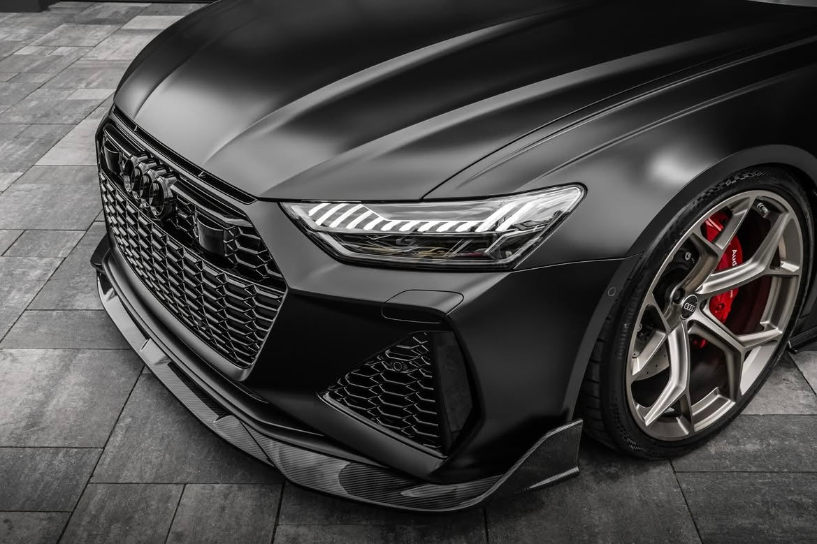 Carbon fibre front splitter Audi RS6/RS7 C8