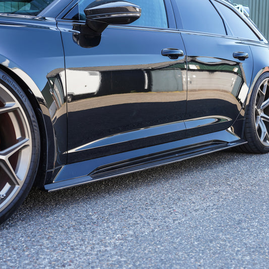 Carbon fibre side skirts Audi RS6/RS7 C8