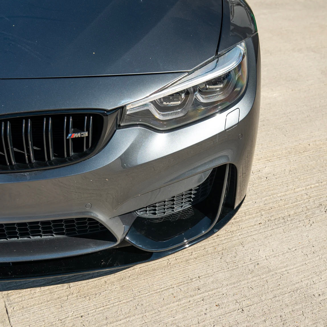 Front splitter M-Performance style BMW F80 M3/F82 M4 - Hoogglans zwart