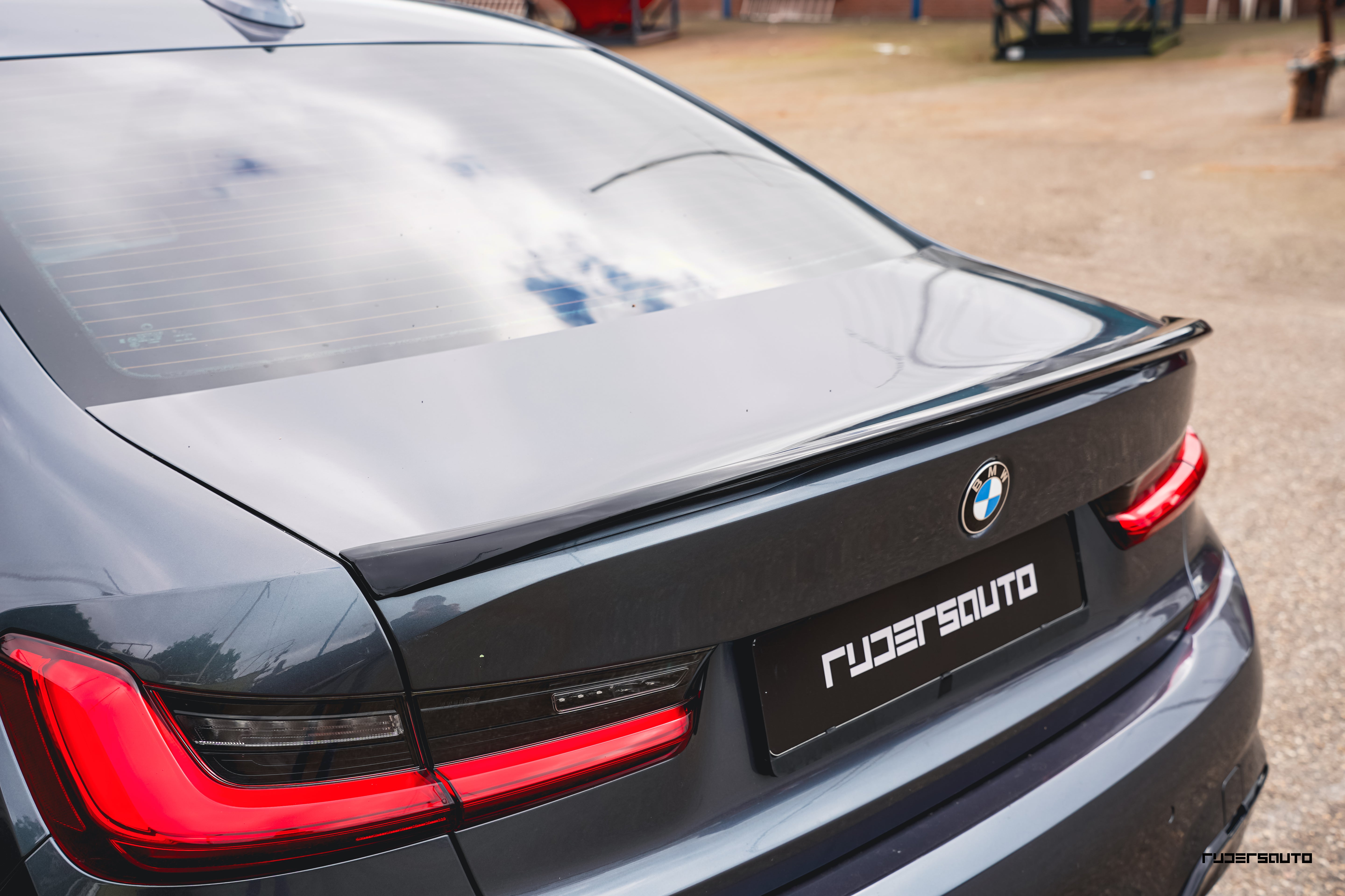 Rear spoiler hoogglans zwart BMW 3-serie G20 Sedan M-Performance style