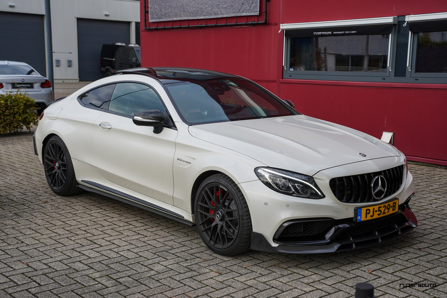 Carbon fibre front splitter Mercedes C63 W205 Coupe