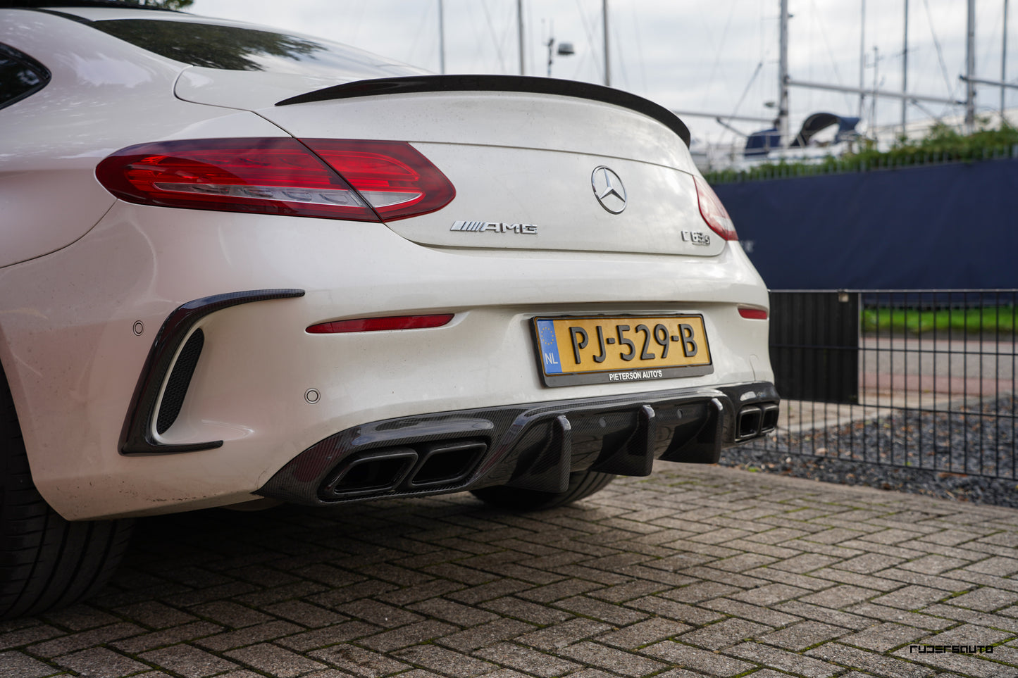 Carbon fibre diffuser Mercedes C63 W205 Coupe