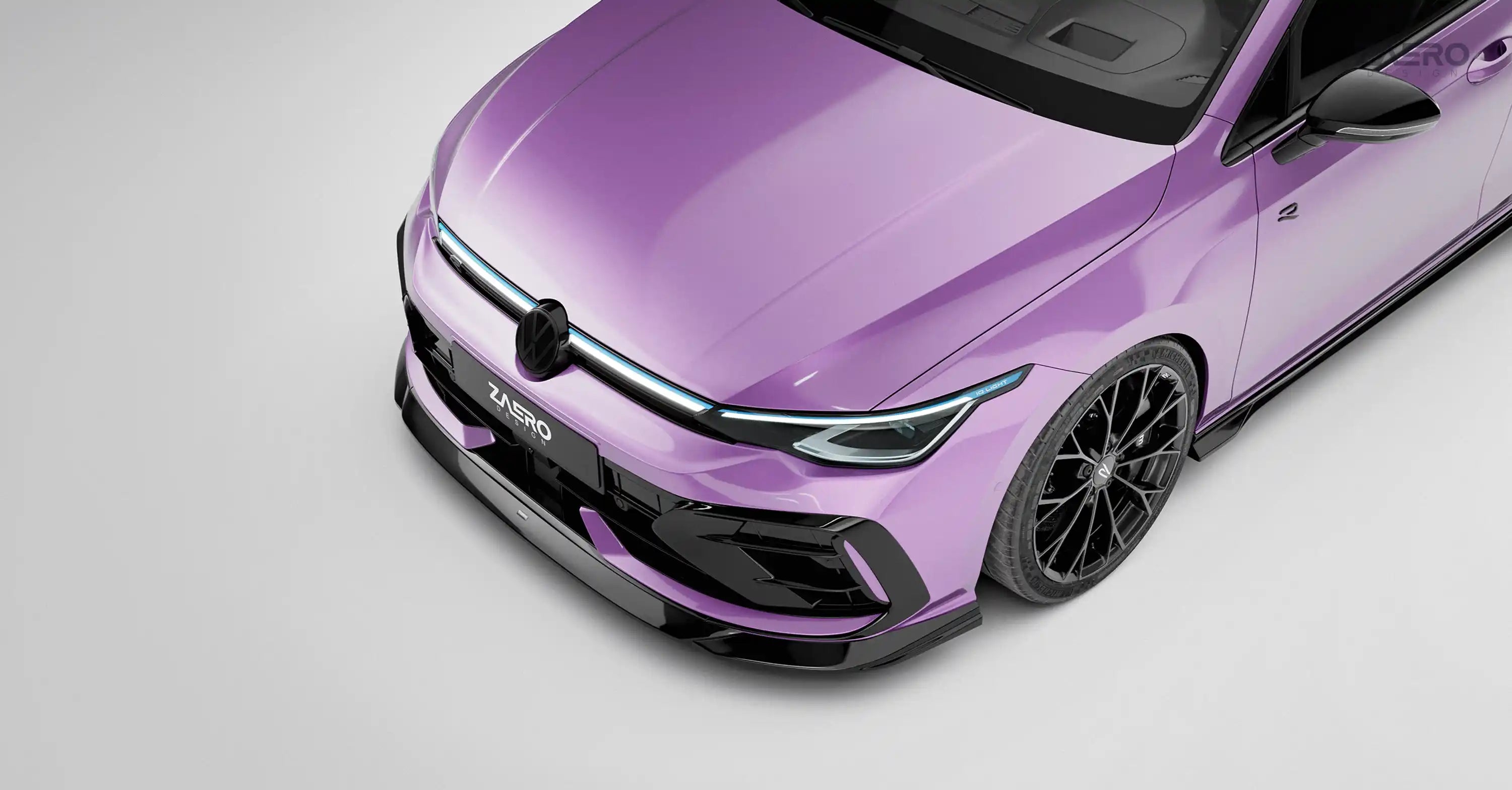 Front splitter VW Golf 8.5 R- Zaero-Design