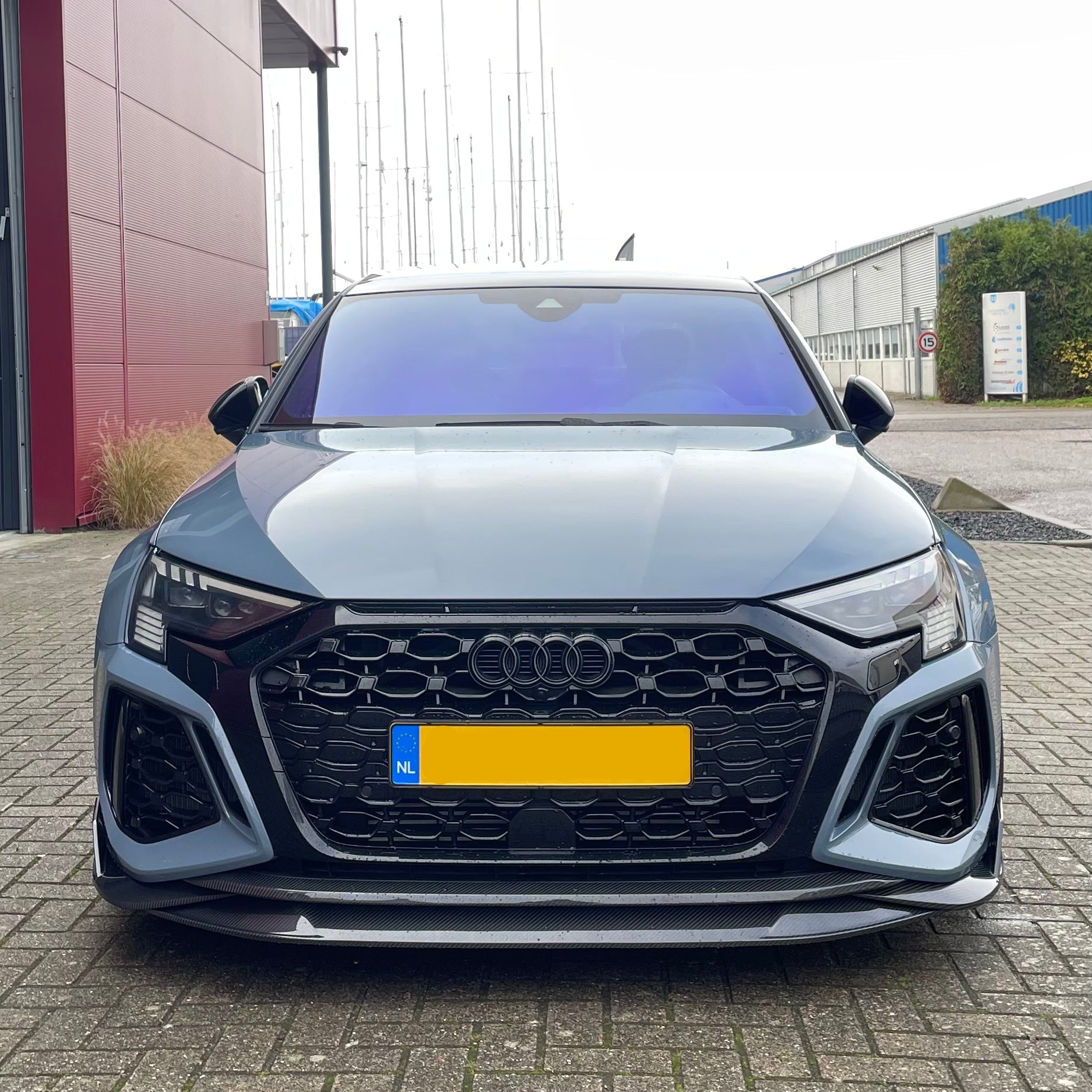 Carbon fibre front splitter Audi RS3 8Y 2021-2024 Sportback & Sedan