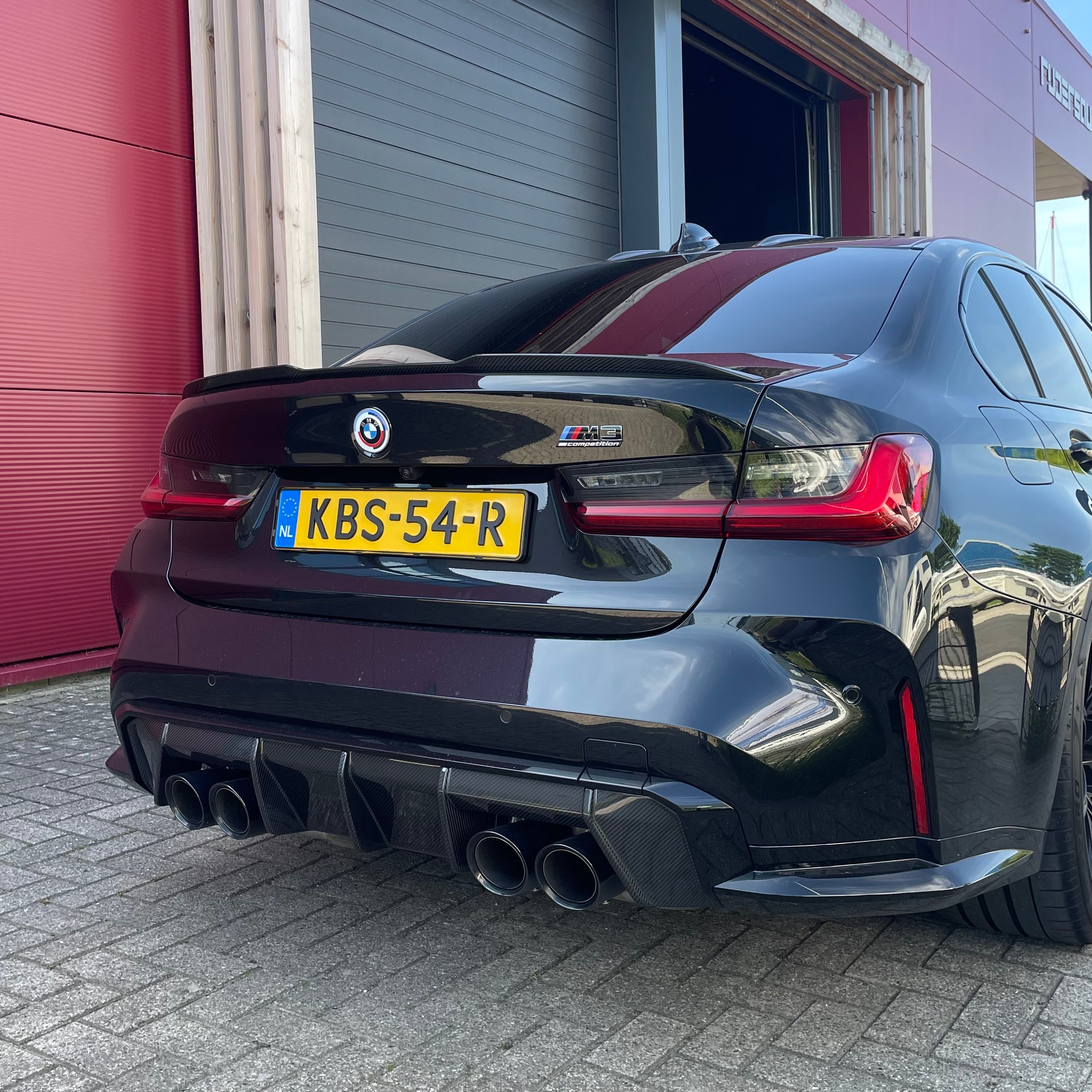 Carbon fibre diffuser BMW M3/M4 G80/G81/G82/G83 - M-Performance style