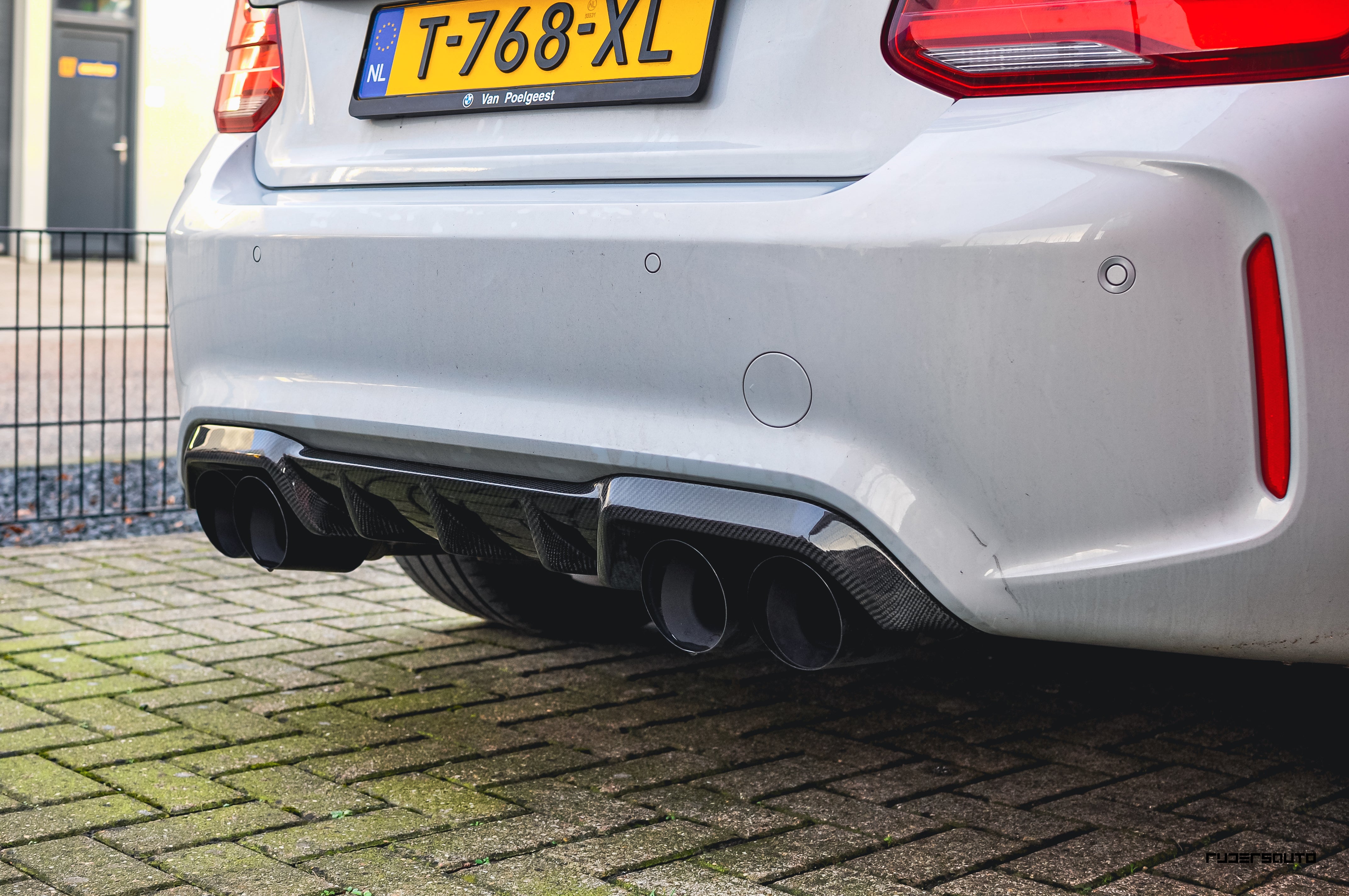 Carbon fibre diffuser BMW F87 M2/M2C - M-performance style