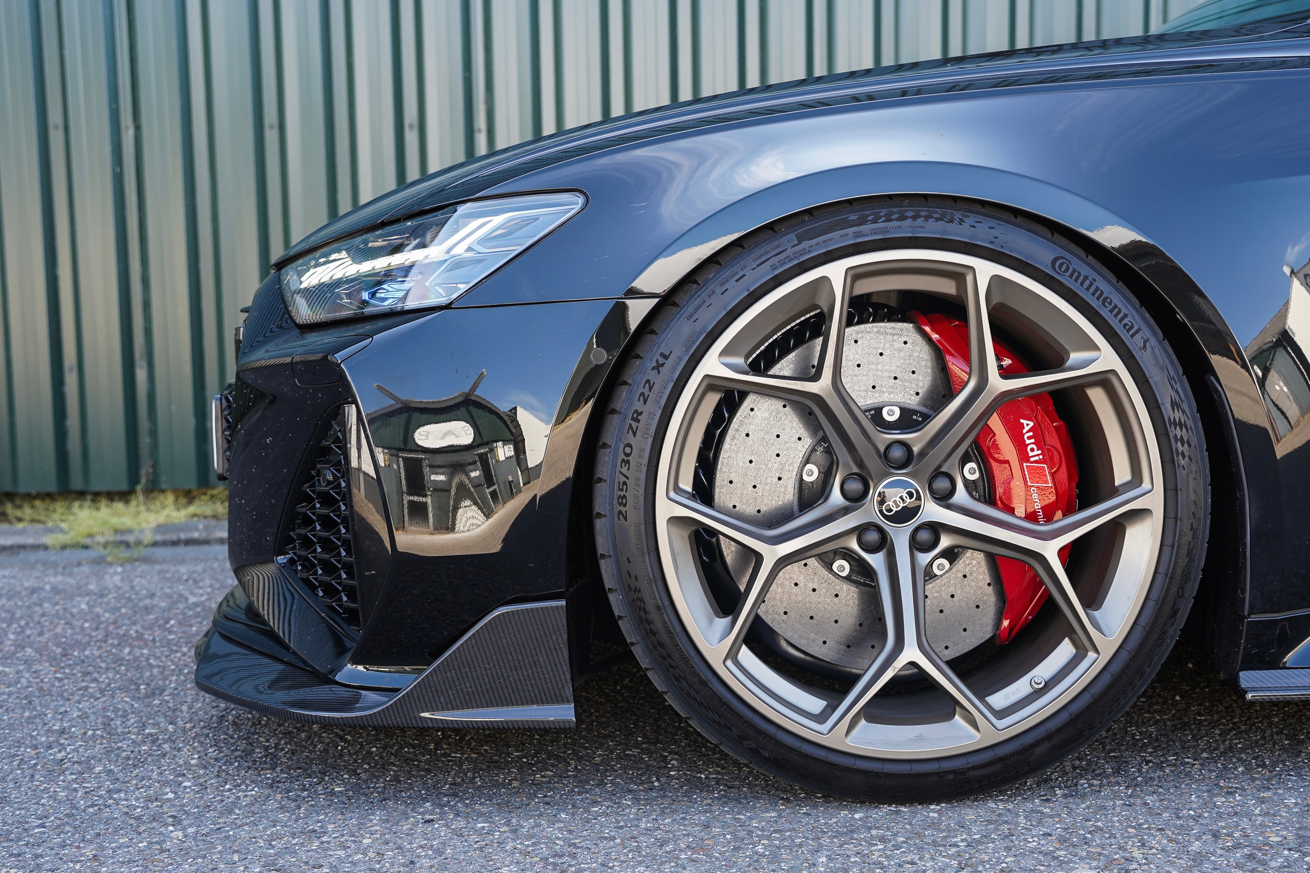 Carbon fibre front splitter Audi RS6/RS7 C8