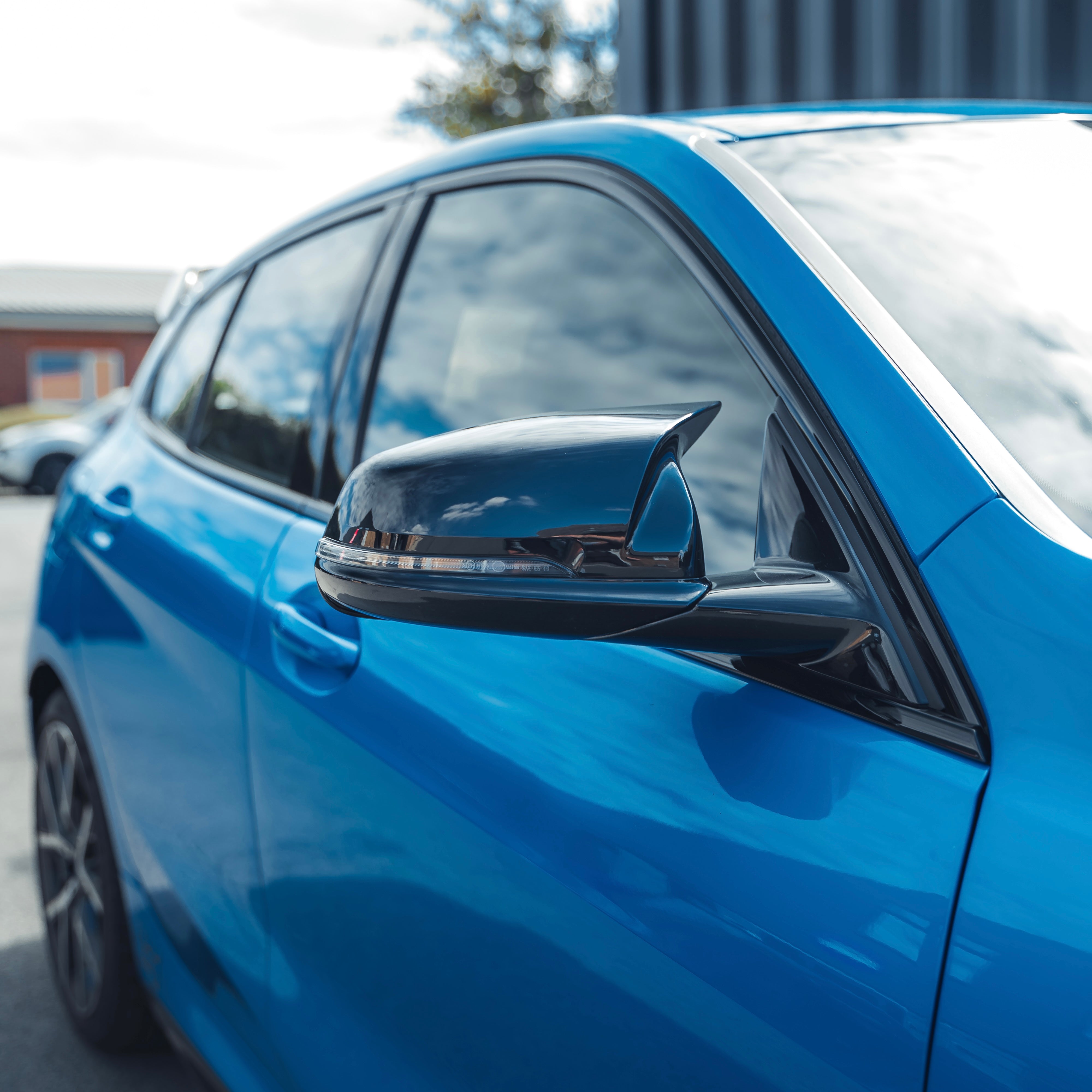 Hoogglans zwarte spiegelkappen BMW 1-serie F40