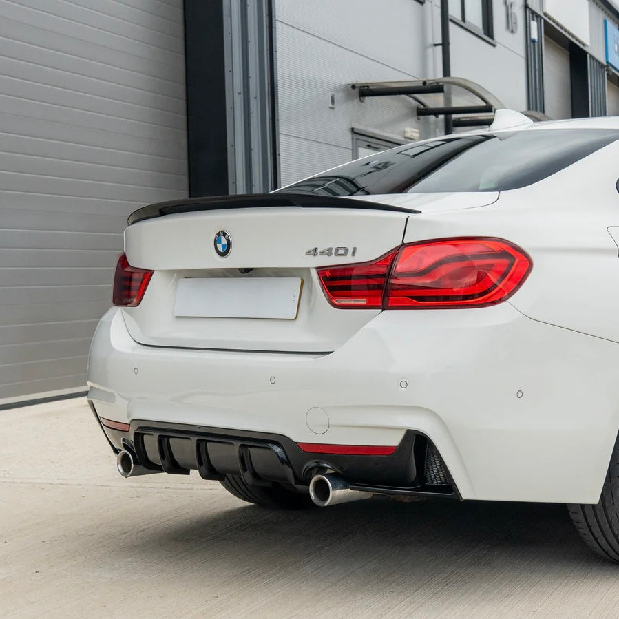 Rear spoiler hoogglans zwart M-Performance style BMW 4-serie F32