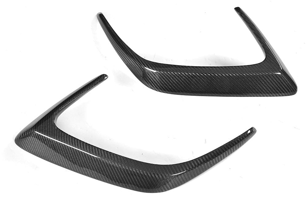 Carbon fibre canards achter Mercedes C63 W205 Coupe