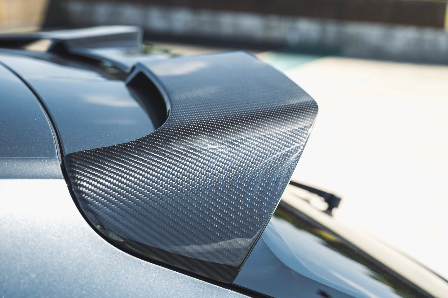Carbon fibre rear spoiler Audi RS6 C8