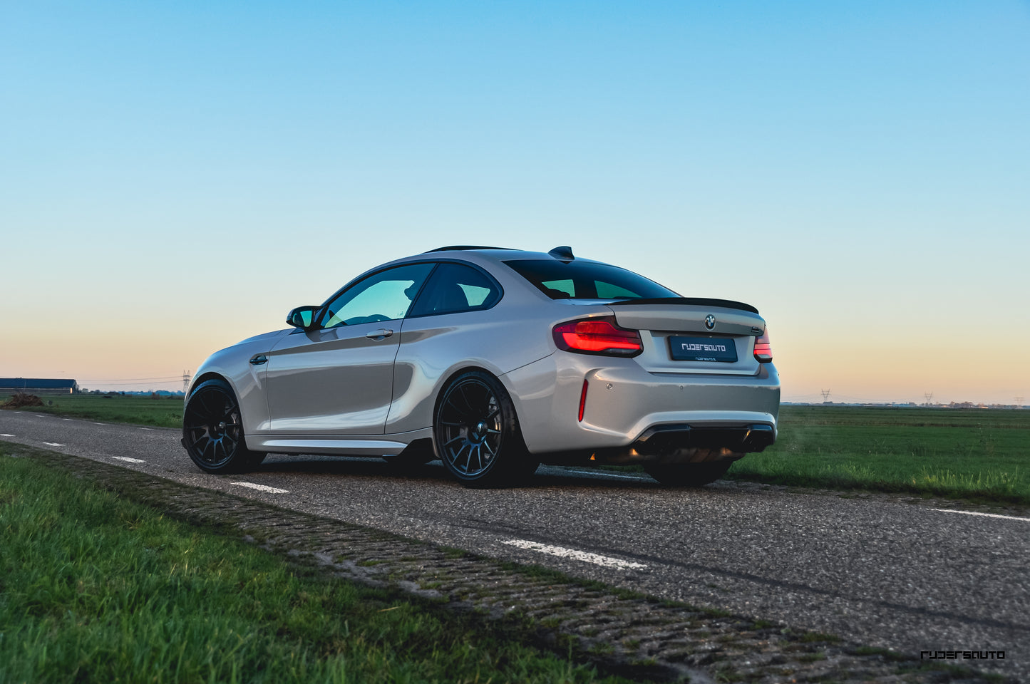 Carbon fibre diffuser BMW F87 M2/M2C - M-performance style