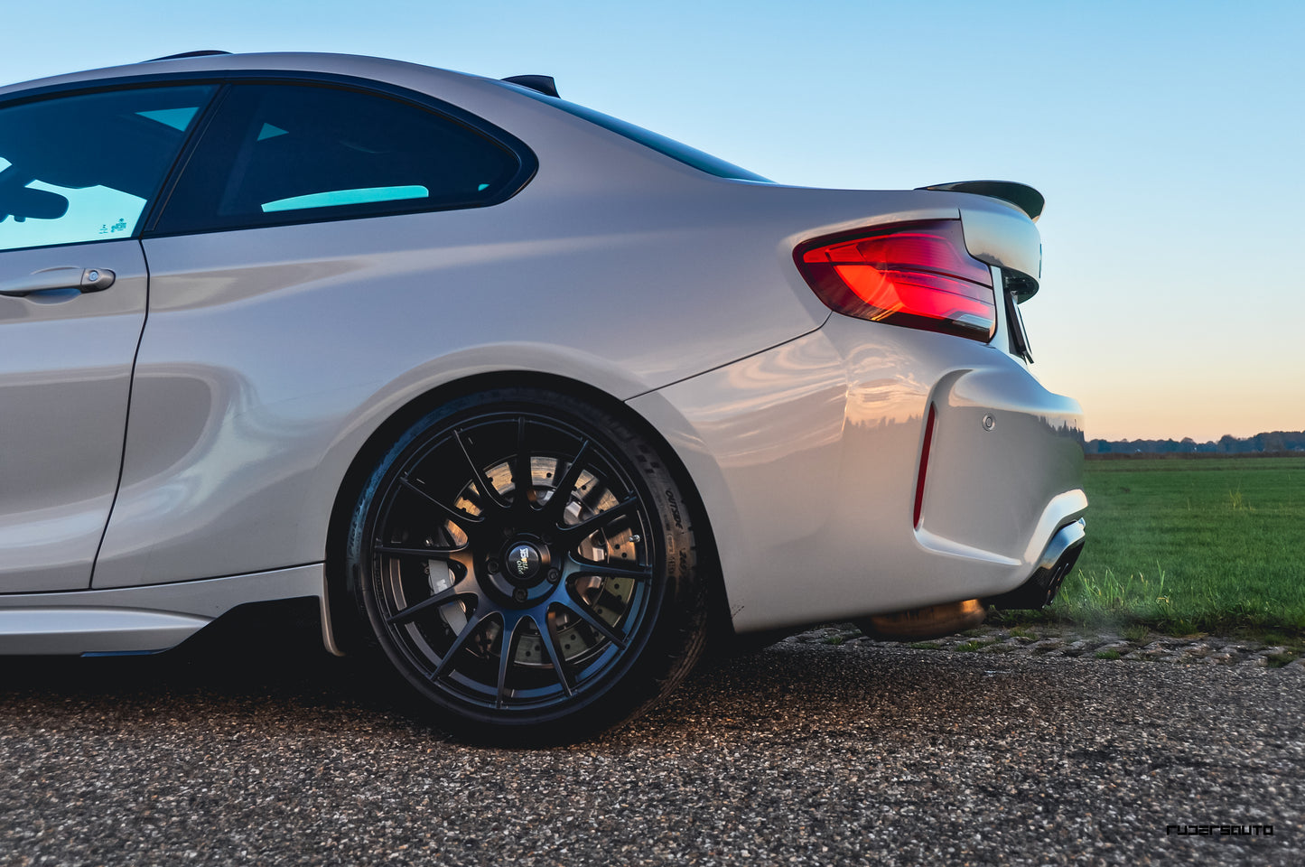 Carbon fibre diffuser BMW F87 M2/M2C - M-performance style