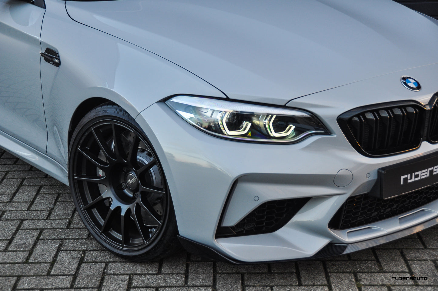 Carbon fiber front splitter M-performance style BMW F87 M2 Competition - CT-Carbon