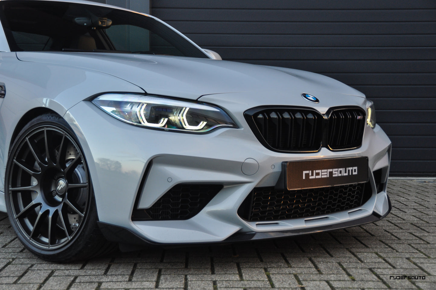 Carbon fiber front splitter M-performance style BMW F87 M2 Competition - CT-Carbon