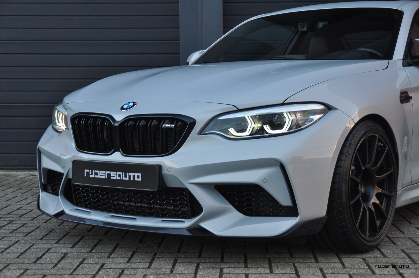 Carbon fiber front splitter M-performance style BMW F87 M2 Competition - CT-Carbon