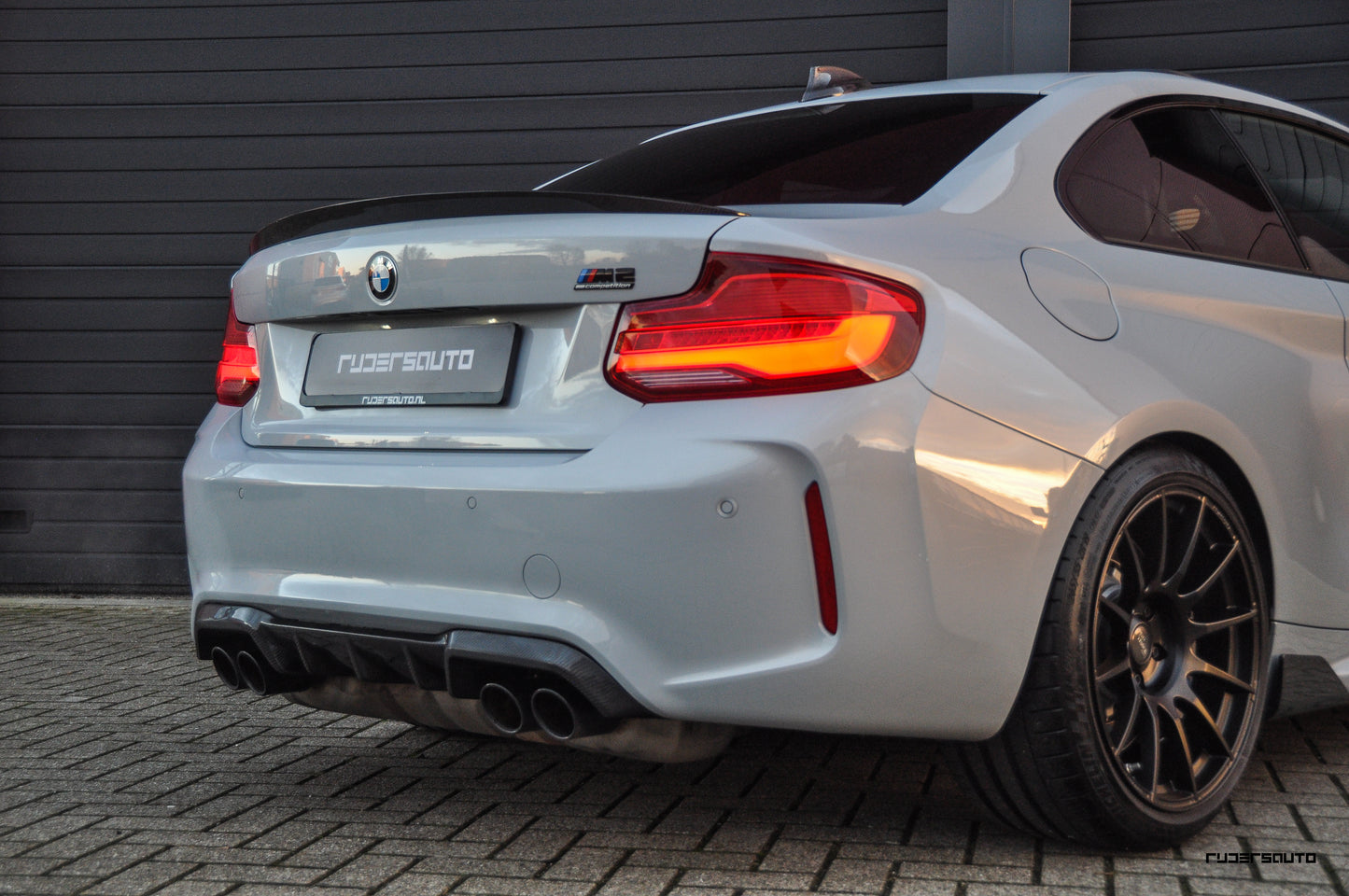 Carbon fibre diffuser BMW F87 M2/M2C - M-performance style