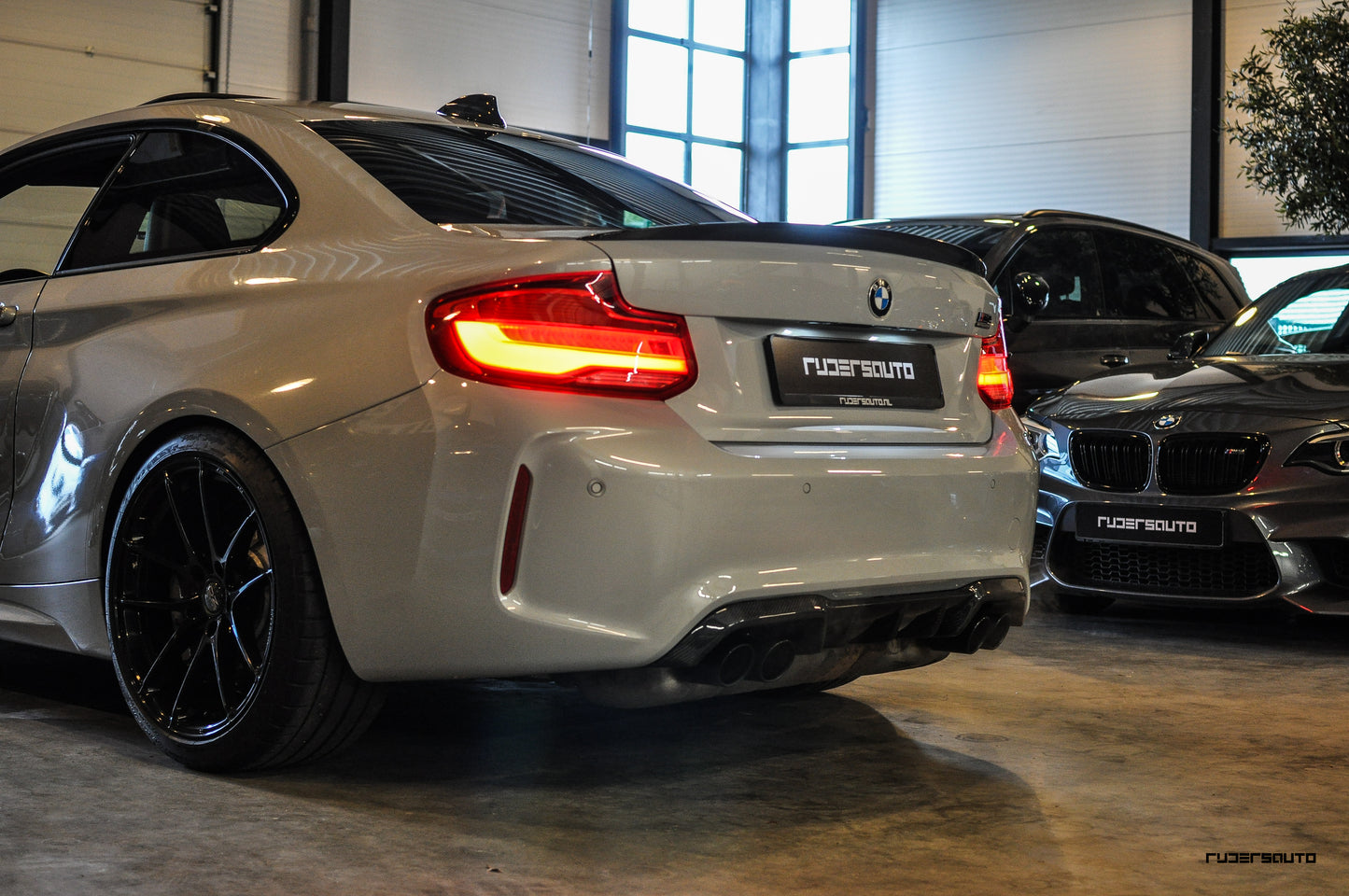 Carbon fibre diffuser BMW F87 M2/M2C - M-performance style