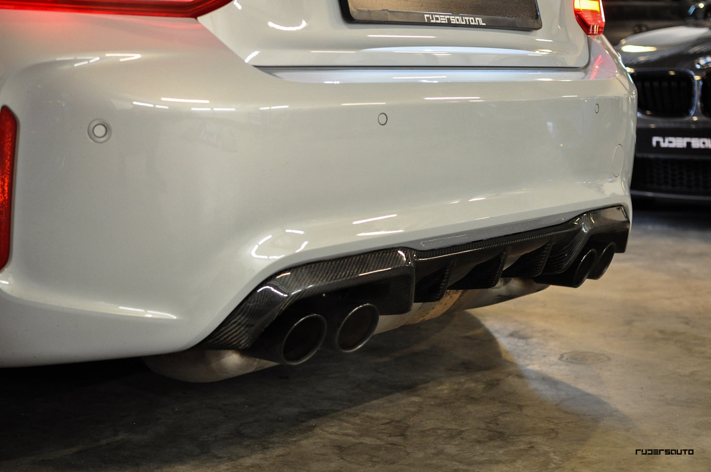 Carbon fibre diffuser BMW F87 M2/M2C - M-performance style