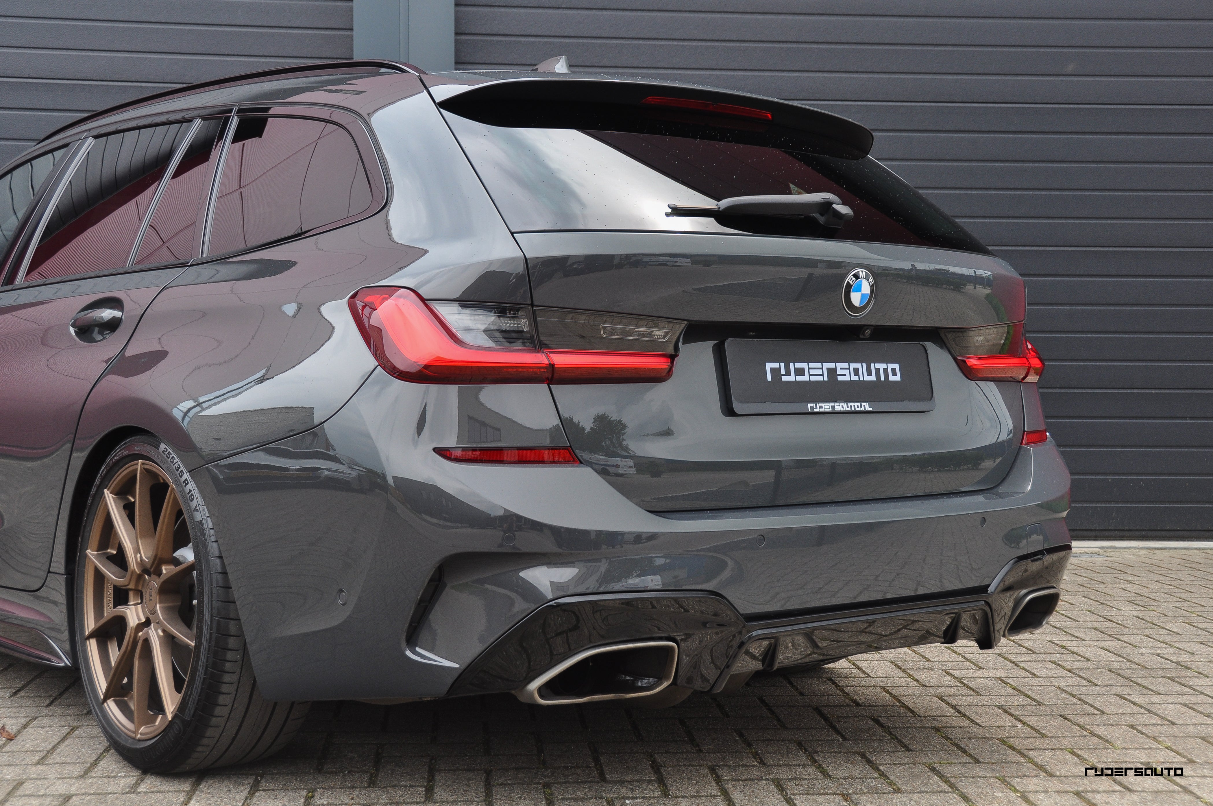 Diffuser hoogglans zwart 'M340i' BMW 3-serie G20/21 M-Performance style