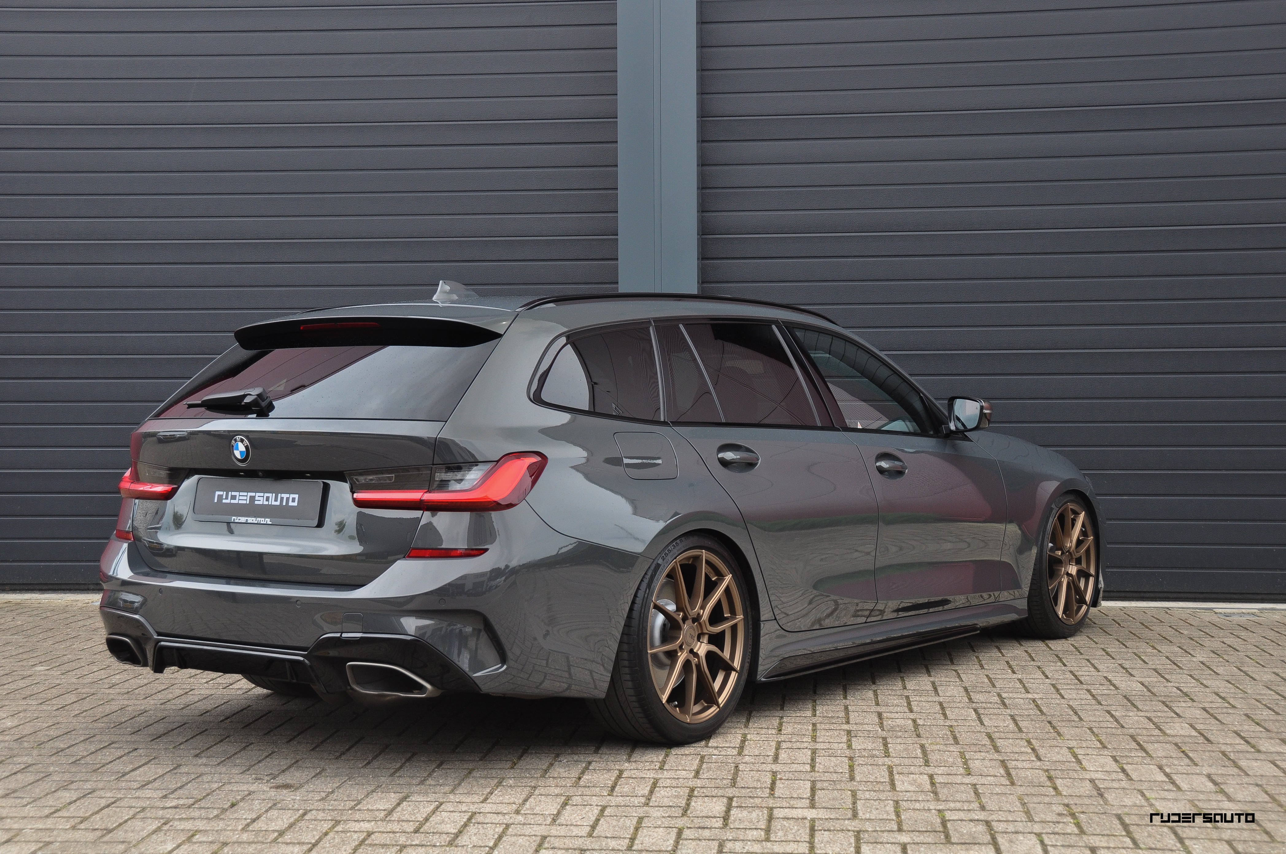 Diffuser hoogglans zwart 'M340i' BMW 3-serie G20/21 M-Performance style