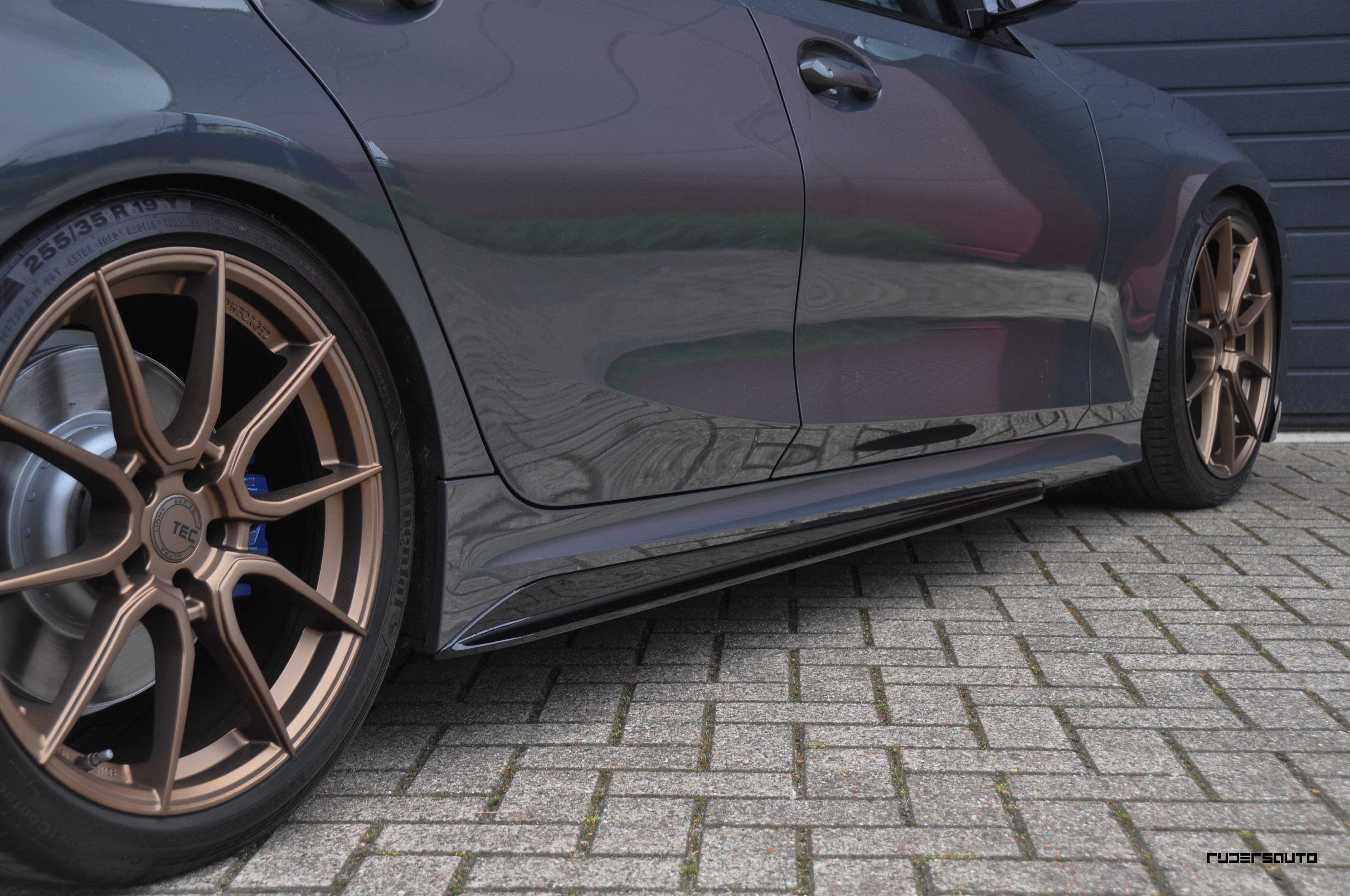 Side skirts hoogglans zwart BMW 3-serie G20/21 M-Performance style