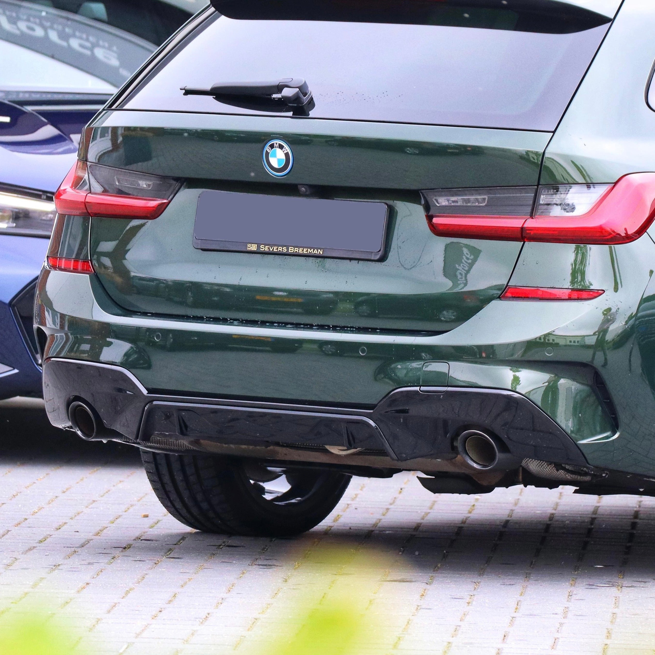 Diffuser hoogglans zwart BMW 3-serie G20/21 M-Performance style