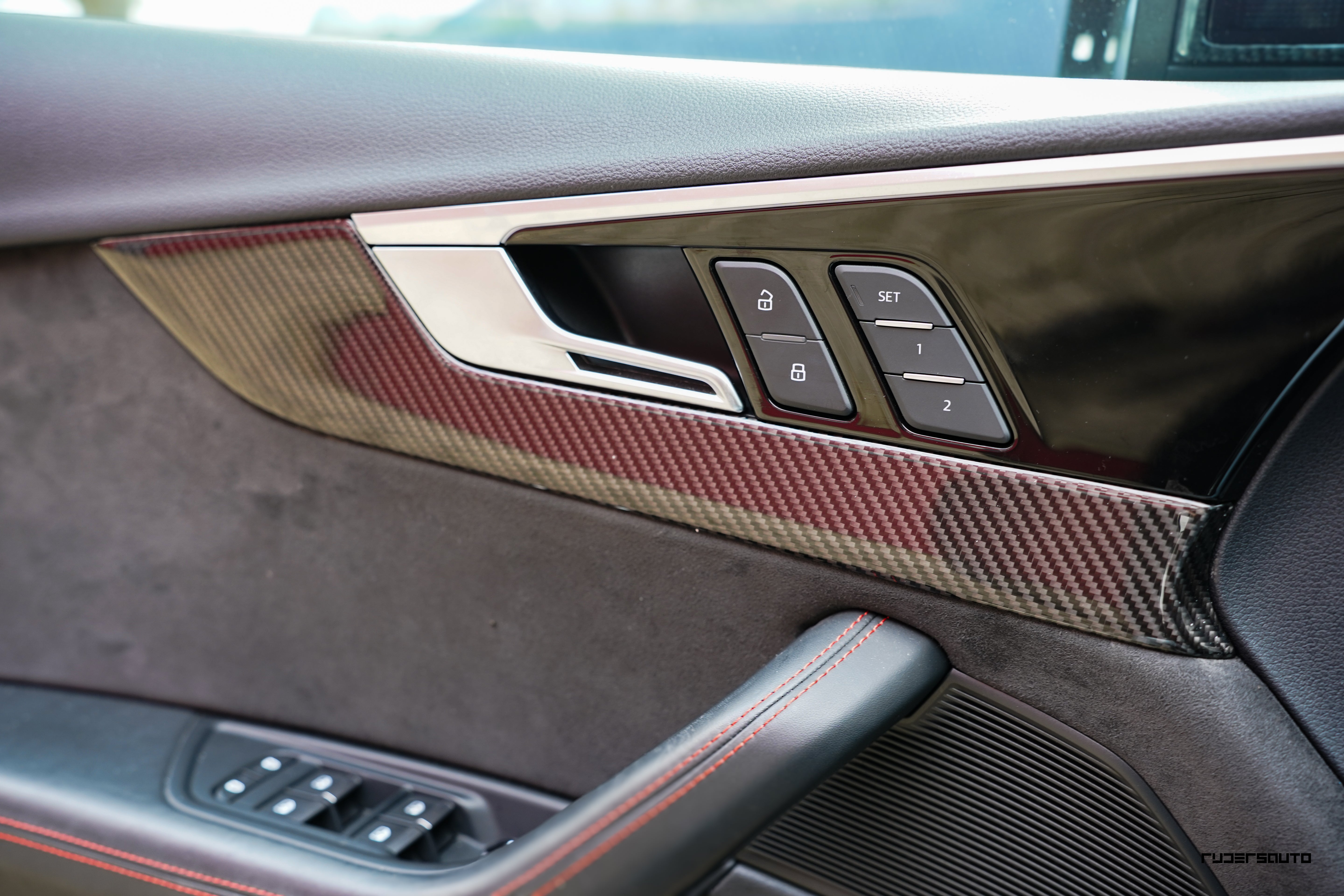 Carbon fibre interieurlijsten Audi RS4 B9 & B9.5