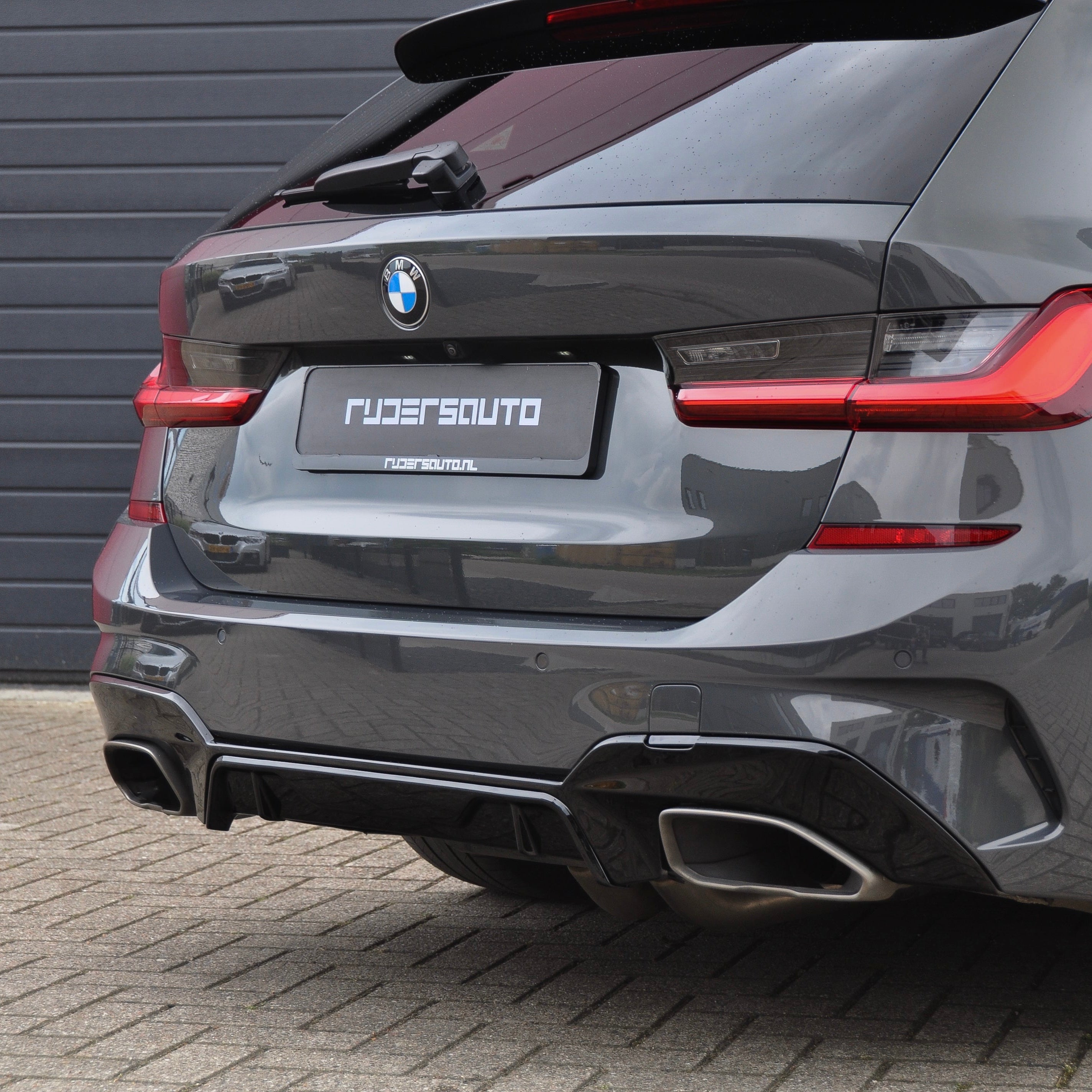 Diffuser hoogglans zwart 'M340i' BMW 3-serie G20/21 M-Performance style