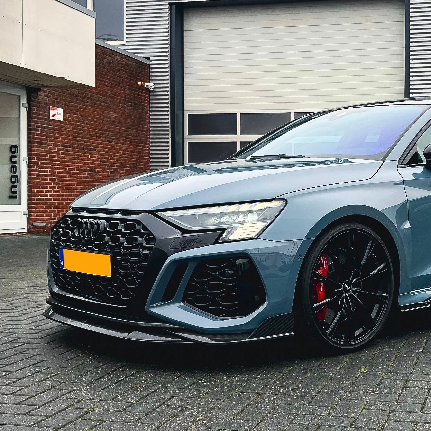 Carbon fibre front splitter Audi RS3 8Y 2021-2024 Sportback & Sedan