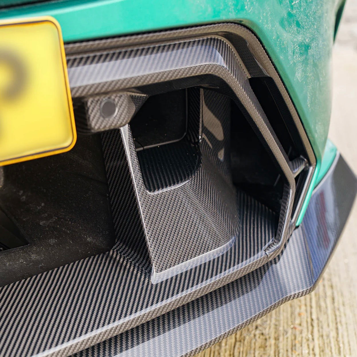 Carbon fibre voorbumper insert trim BMW G90/G99 M5 2024+