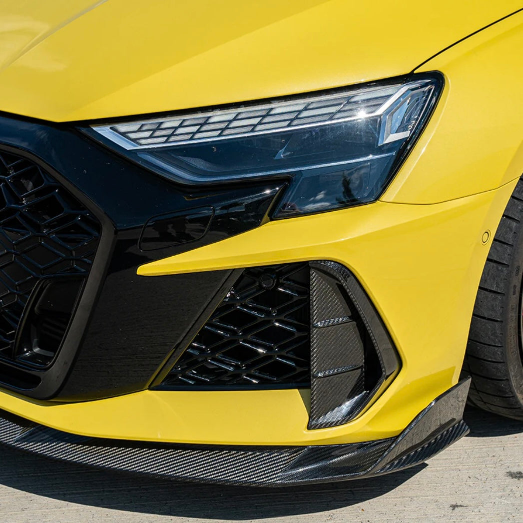 Carbon fibre front bumper vents Audi RS3 8Y 2025+ Sportback & Sedan