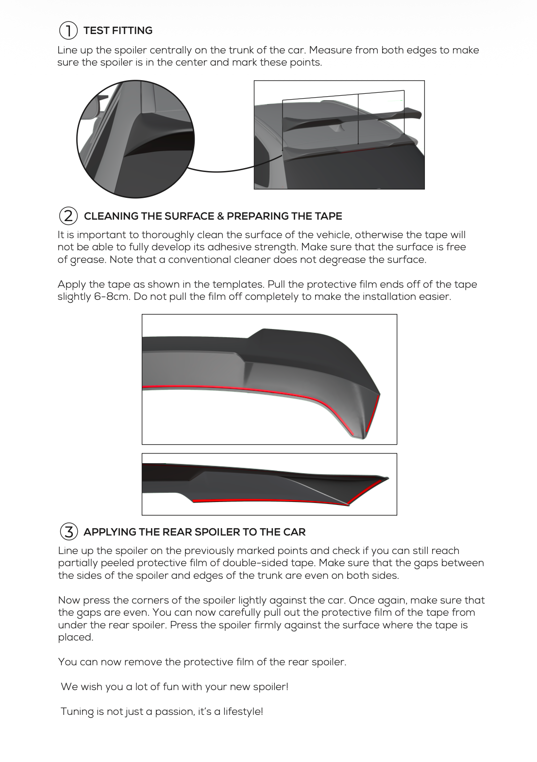 Rear spoiler BMW 3-serie G21 & G81 M3 - Zaero Design
