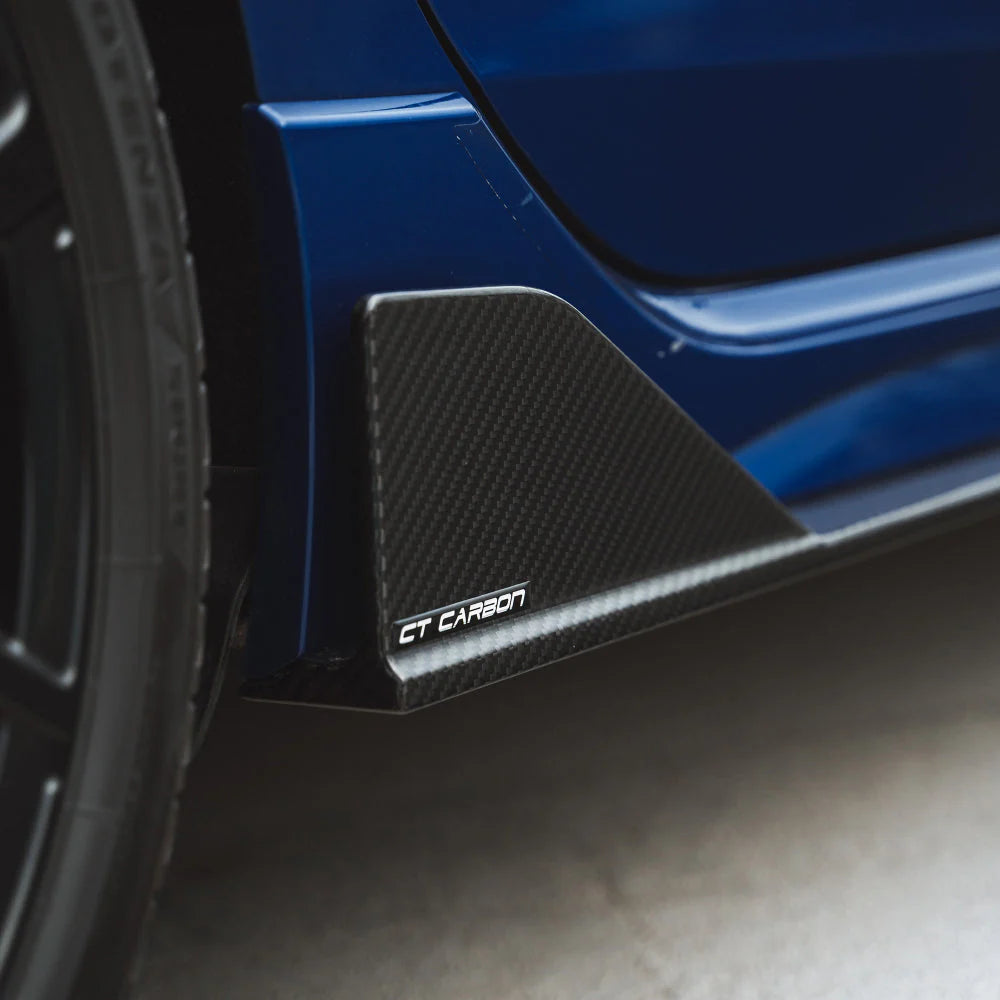 Carbon fibre side skirts VW Golf 8/8.5 R
