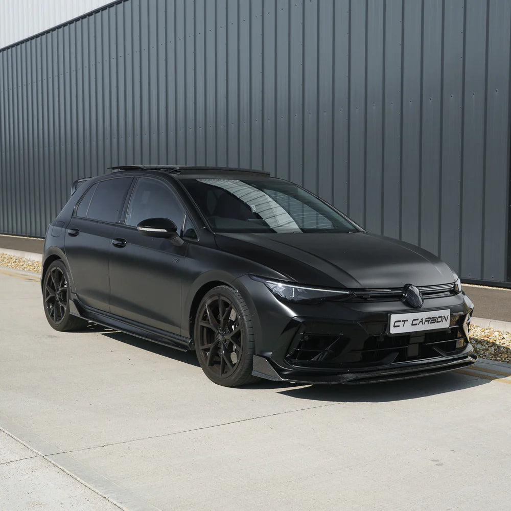Carbon fibre front splitter VW Golf 8.5 R