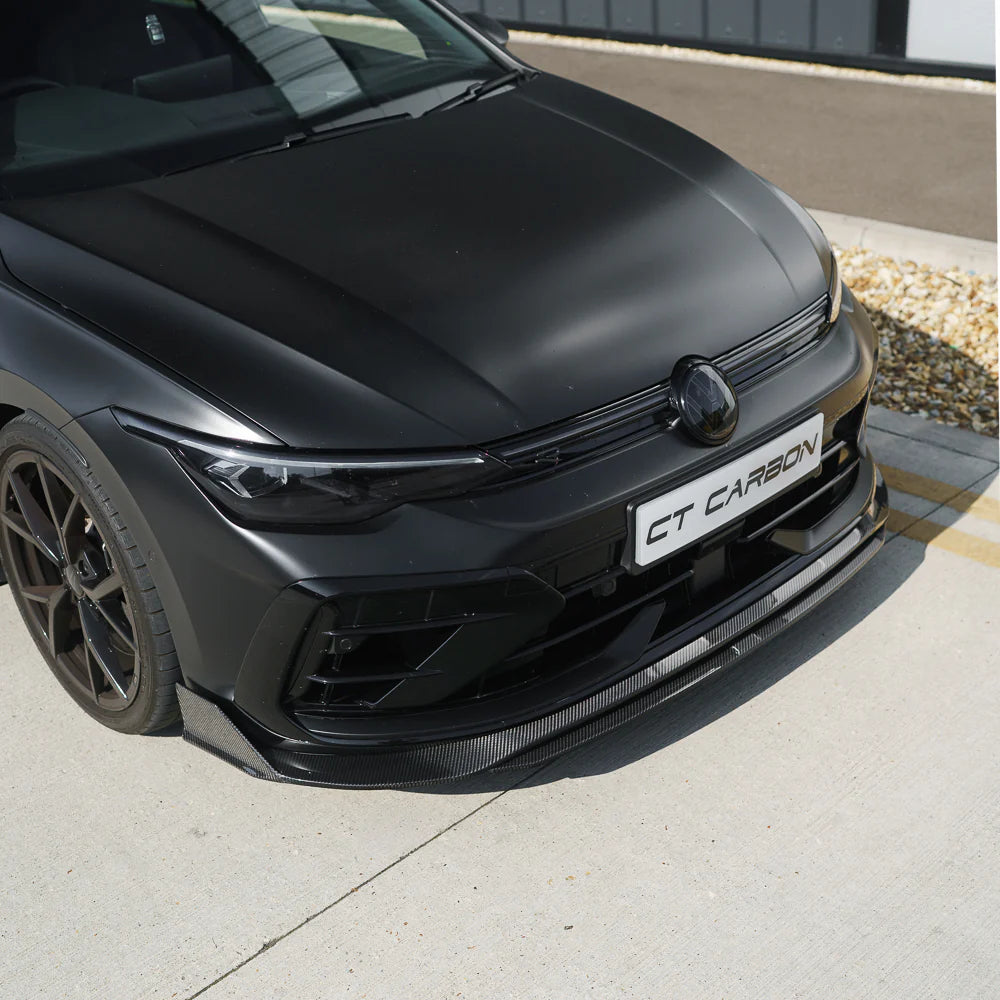 Carbon fibre front splitter VW Golf 8.5 R