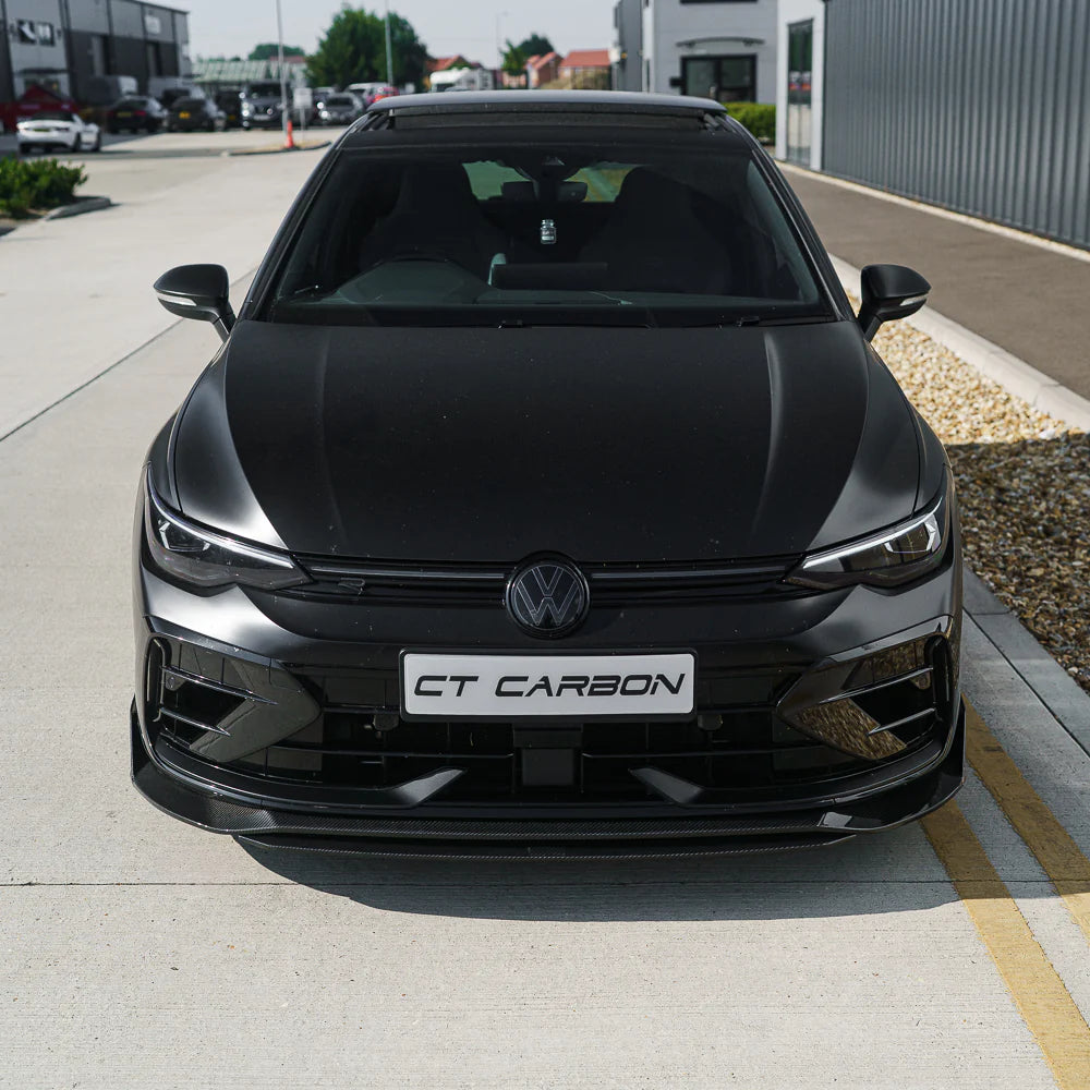 Carbon fibre front splitter VW Golf 8.5 R